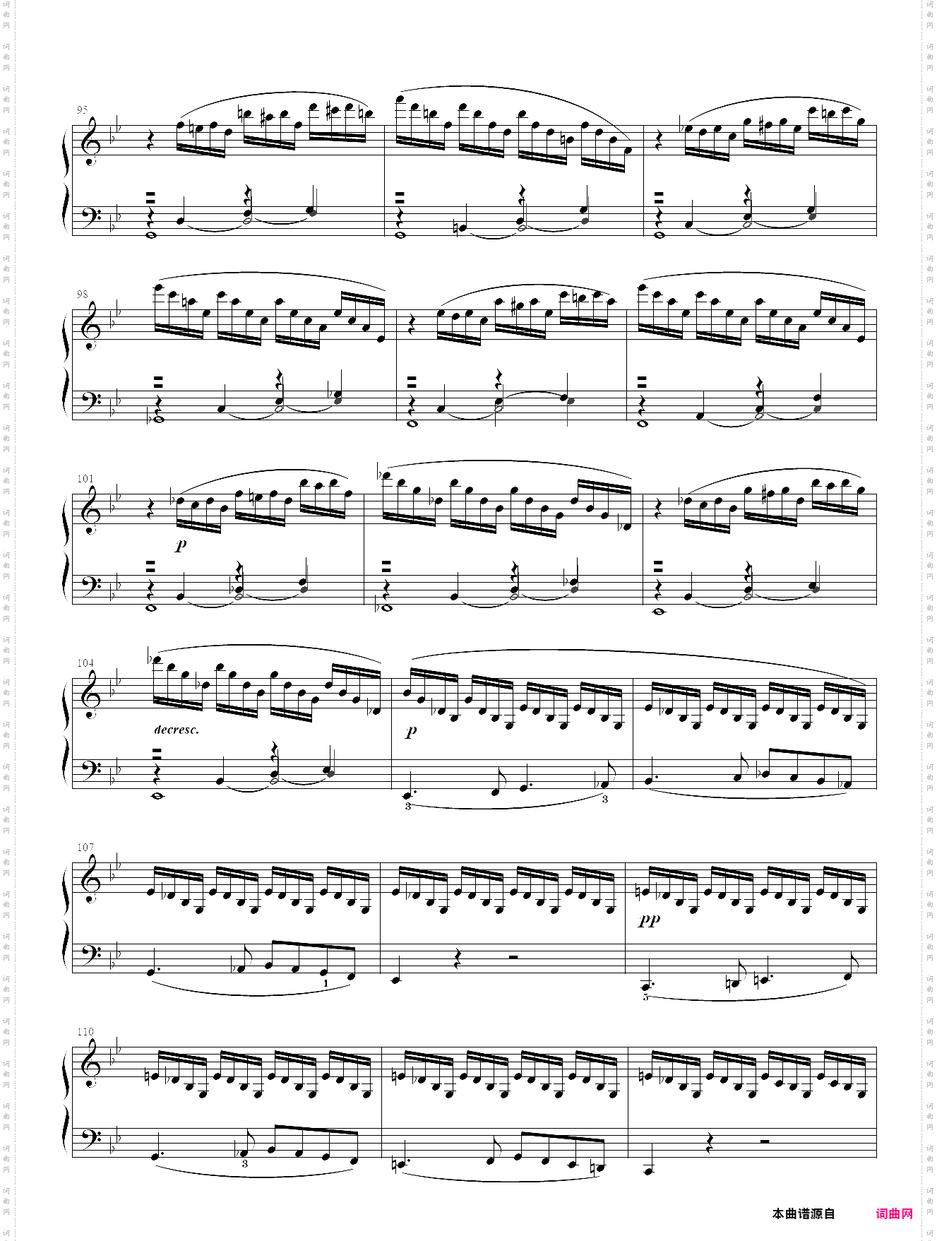 贝多芬-降b大调大奏鸣曲op·22 第一乐章