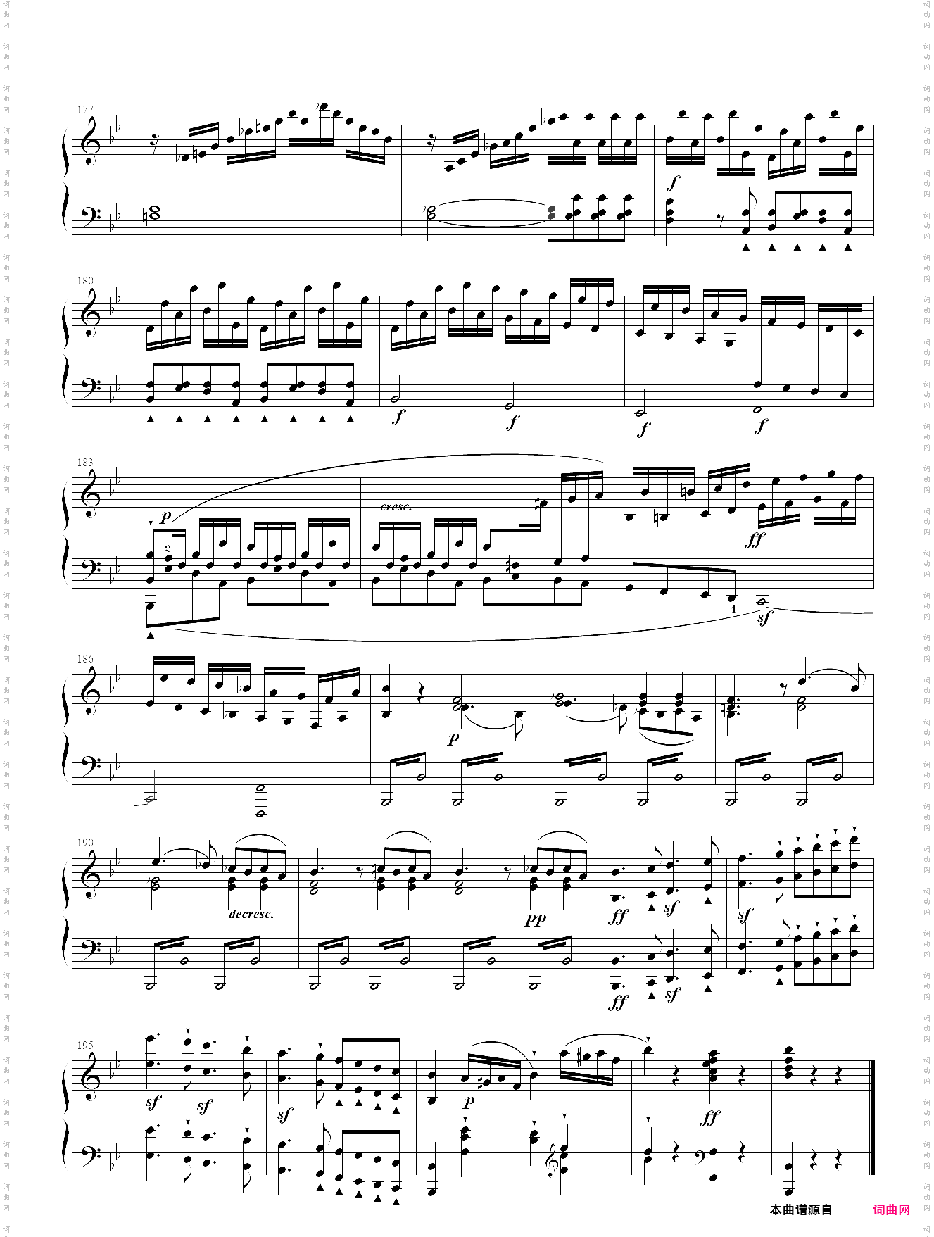 贝多芬-降b大调大奏鸣曲op·22 第一乐章