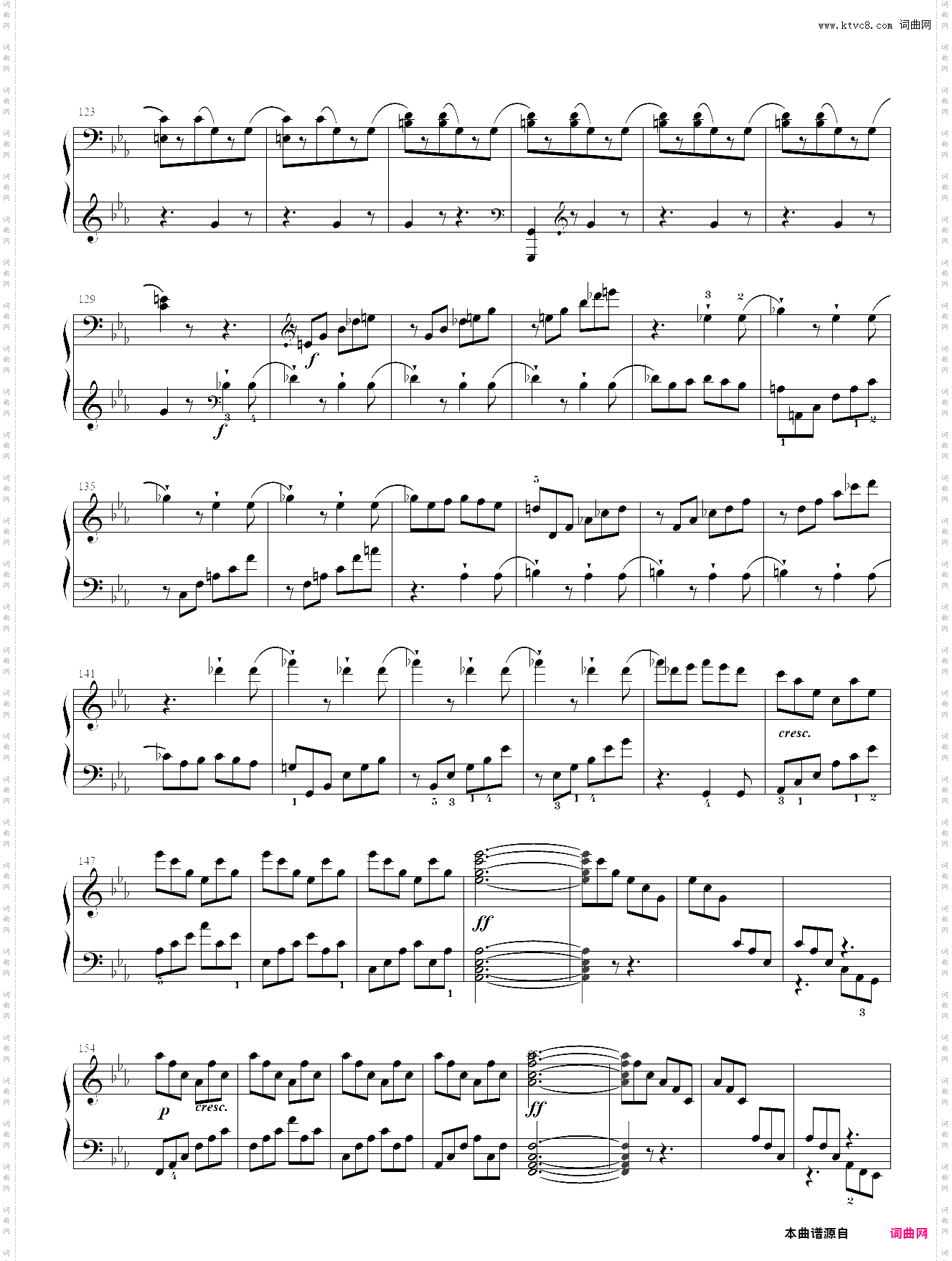 贝多芬-降e大调奏鸣曲op·31 no·3第四乐章