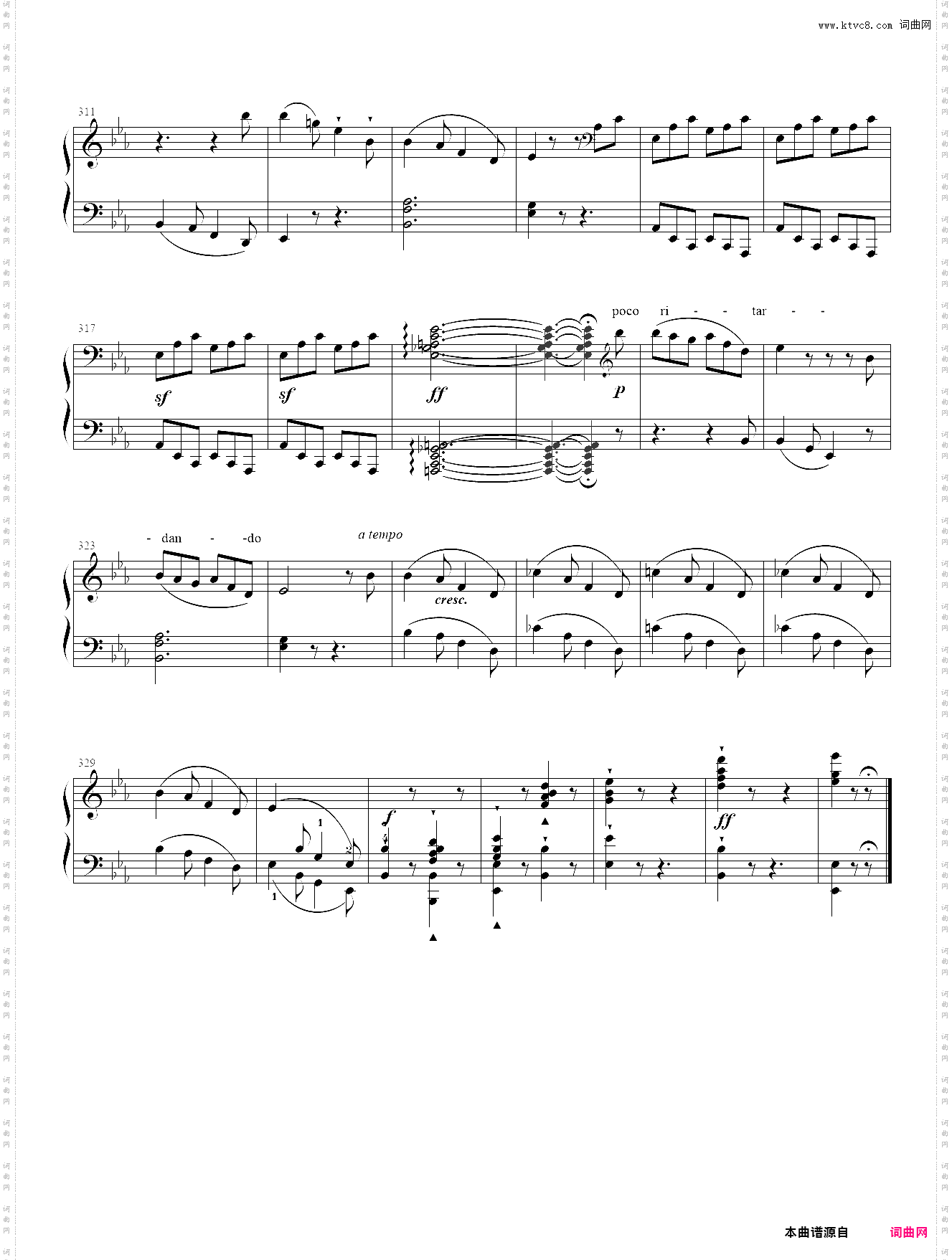 贝多芬-降e大调奏鸣曲op·31 no·3第四乐章