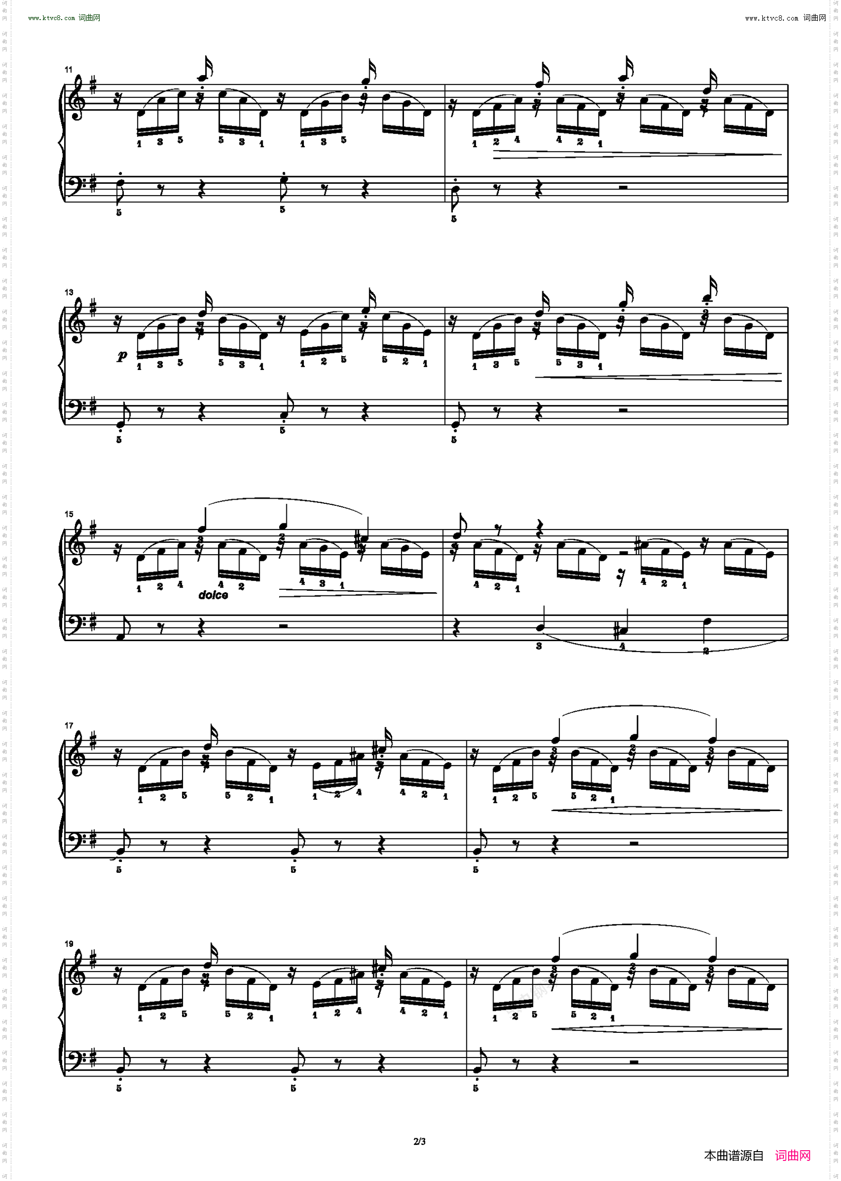 燕子_《25首钢琴进阶练习曲》