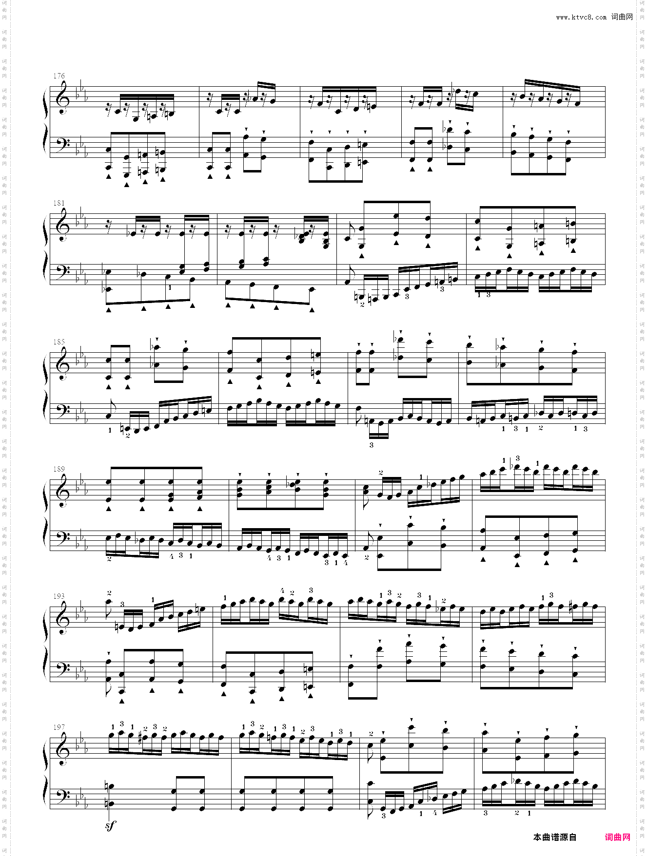 贝多芬-c大调大奏鸣曲华尔斯坦 op·53第二乐章-回旋曲