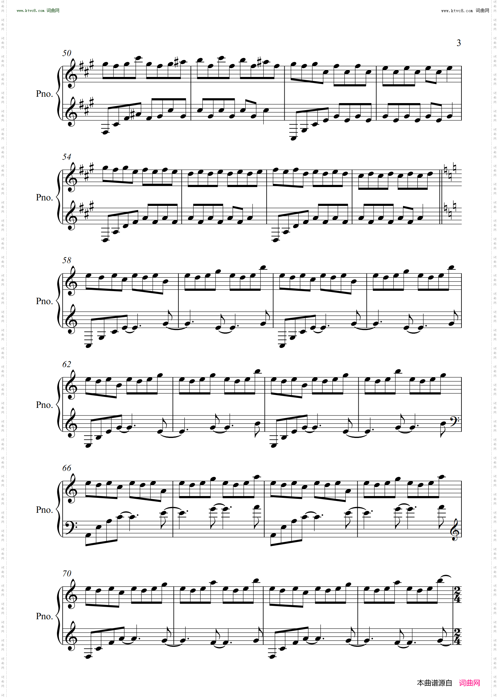 Los tigres no comen hierba_安静独奏版