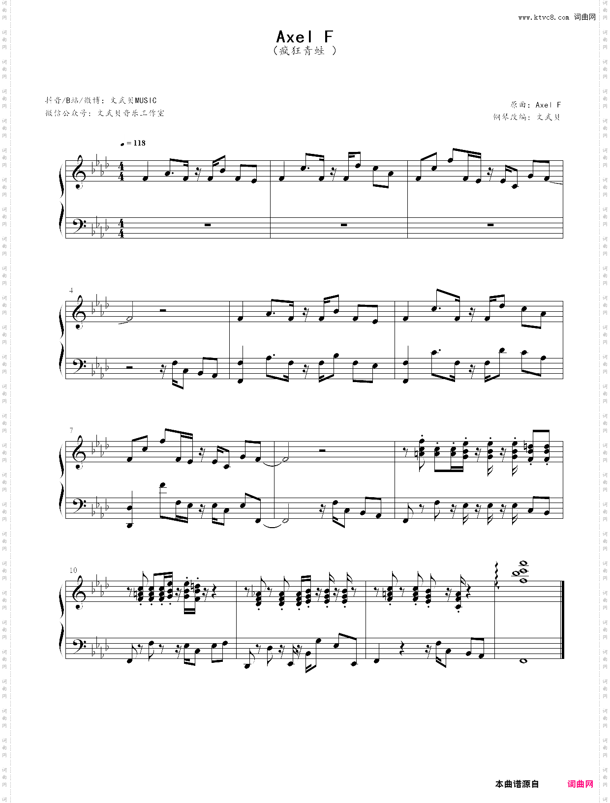 疯狂青蛙 crazy frog-axel f