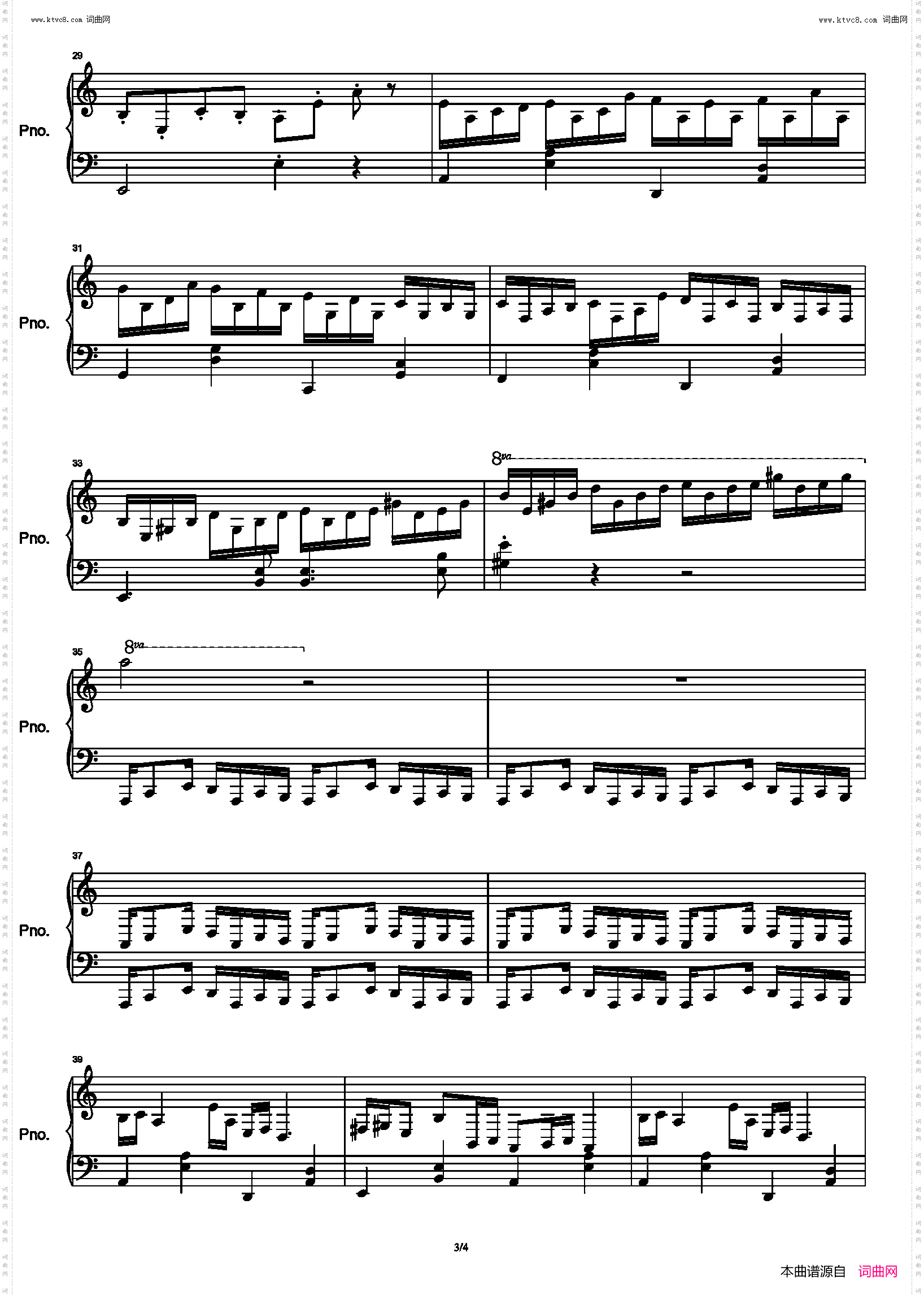 克罗地亚狂想曲_C调简单版