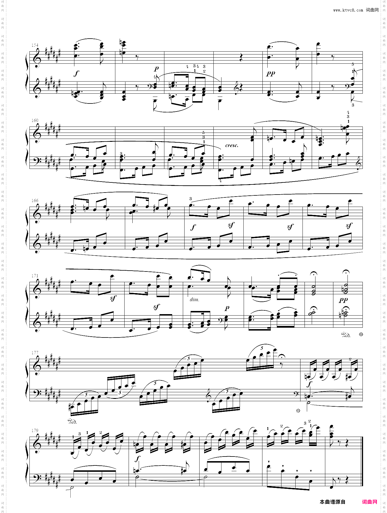 贝多芬-升f大调奏鸣曲op·78 第二乐章