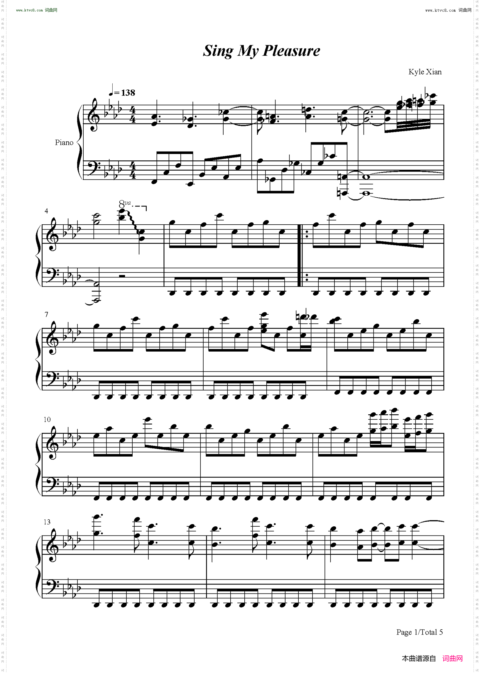 Sing My Pleasure_薇薇萤石眼之歌-片头曲