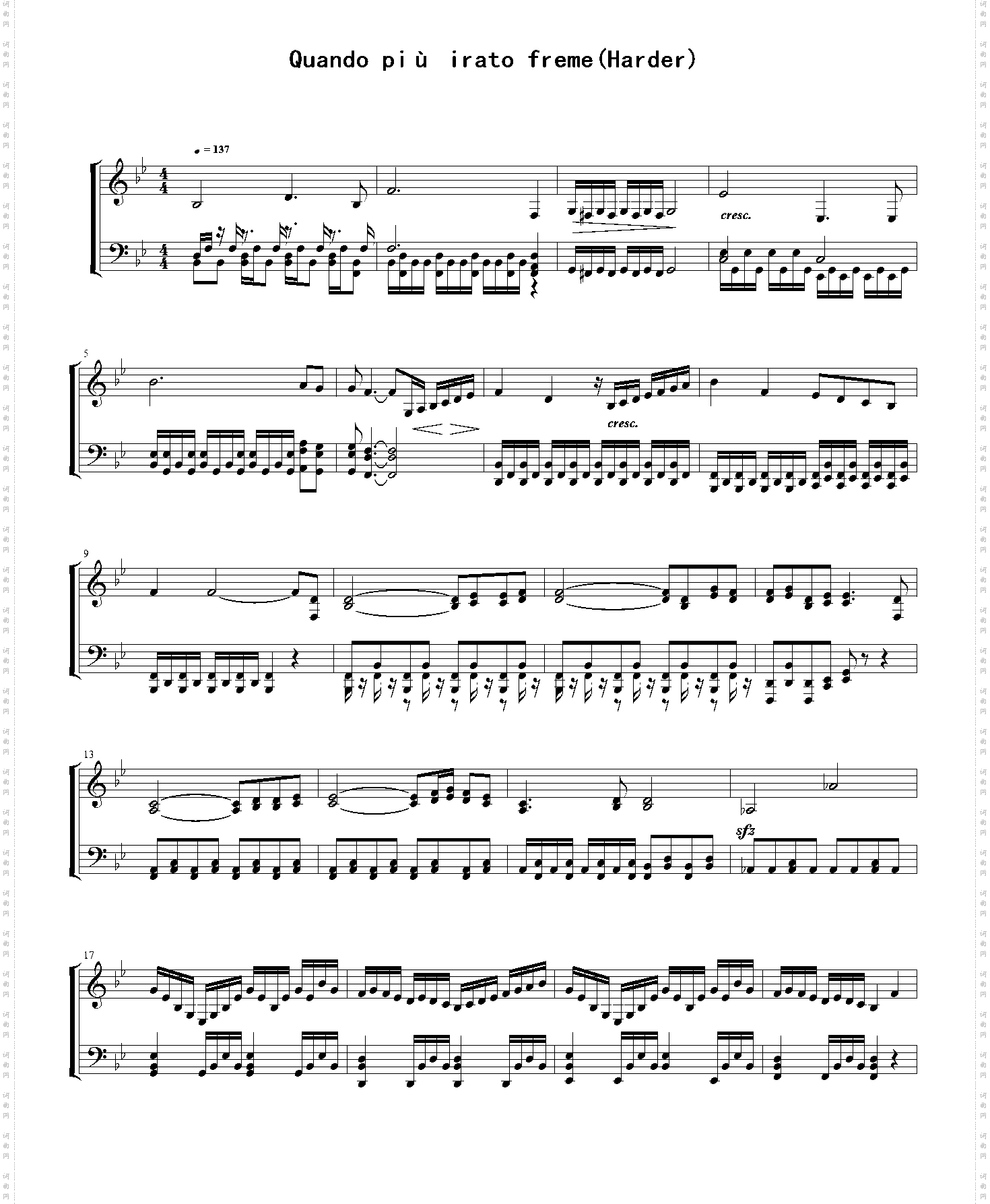 quando più irato fremehard