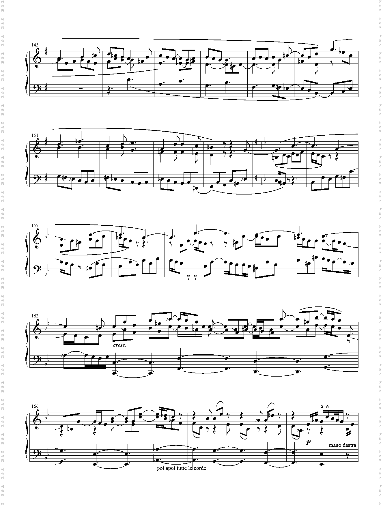 贝多芬-降A大调奏鸣曲Op·110 第三乐章