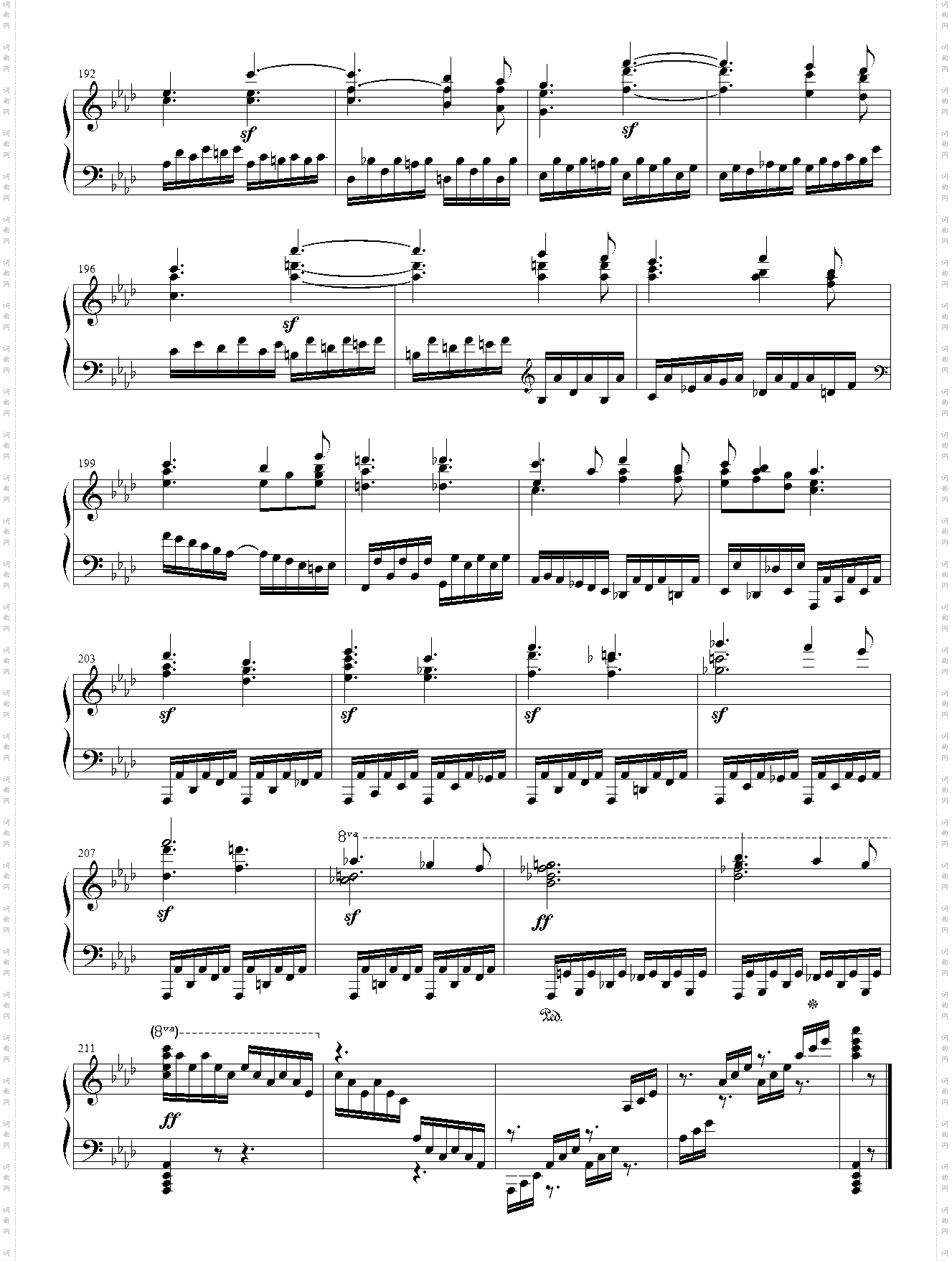 贝多芬-降A大调奏鸣曲Op·110 第三乐章