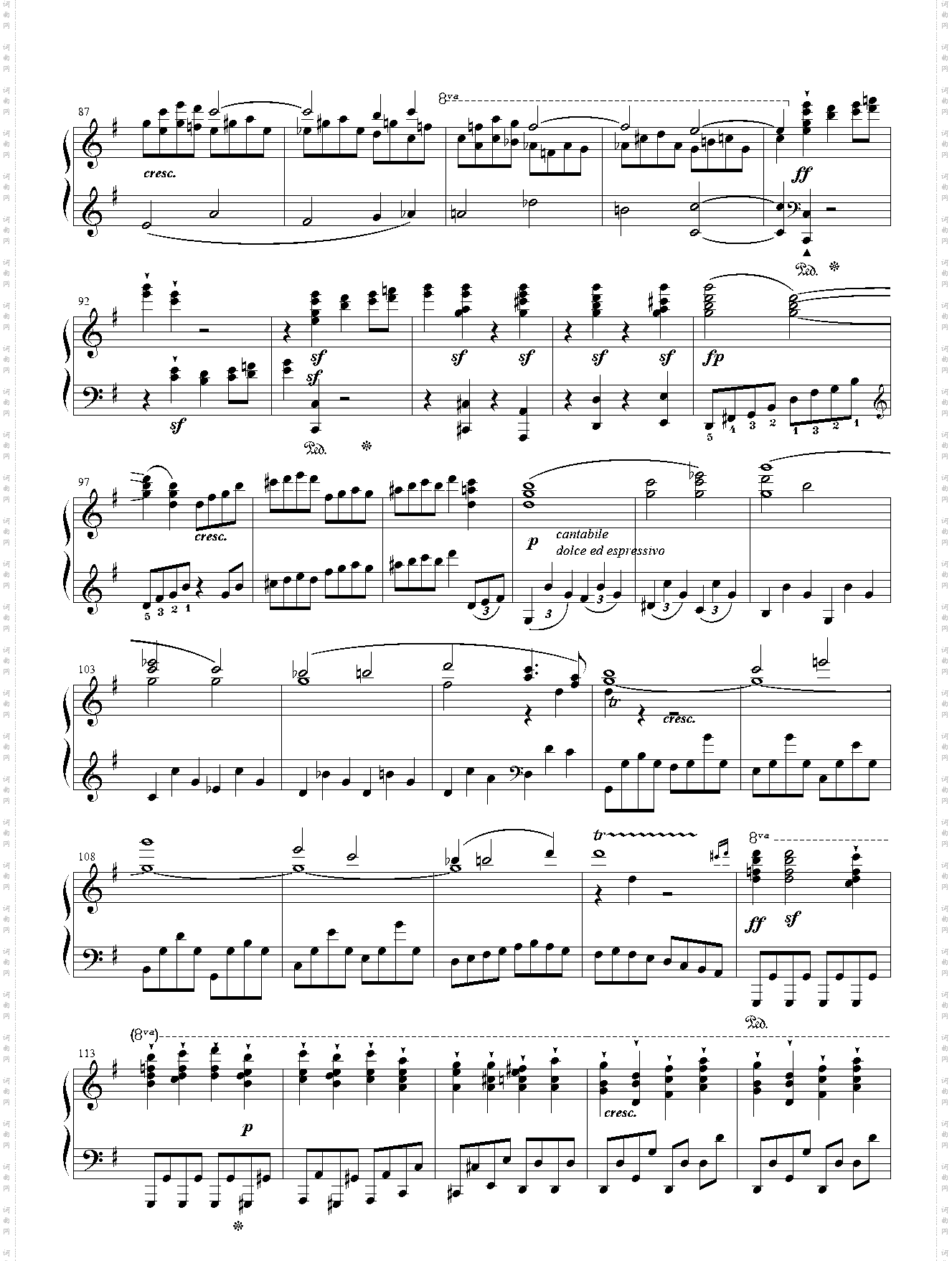 贝多芬-降B大调大奏鸣曲楔槌琴键 Op·106 第一乐章