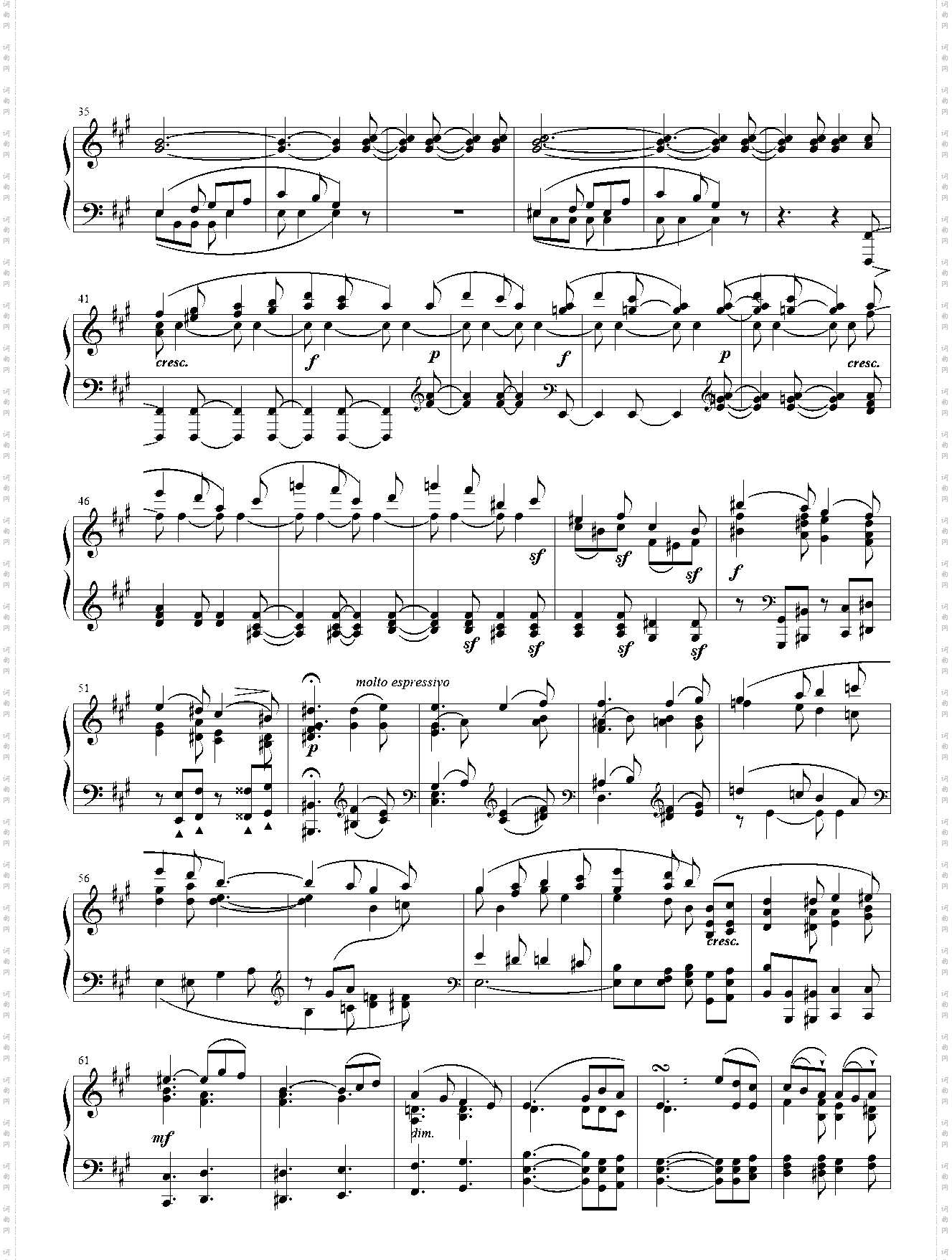 贝多芬-A大调奏鸣曲Op·101 第一乐章