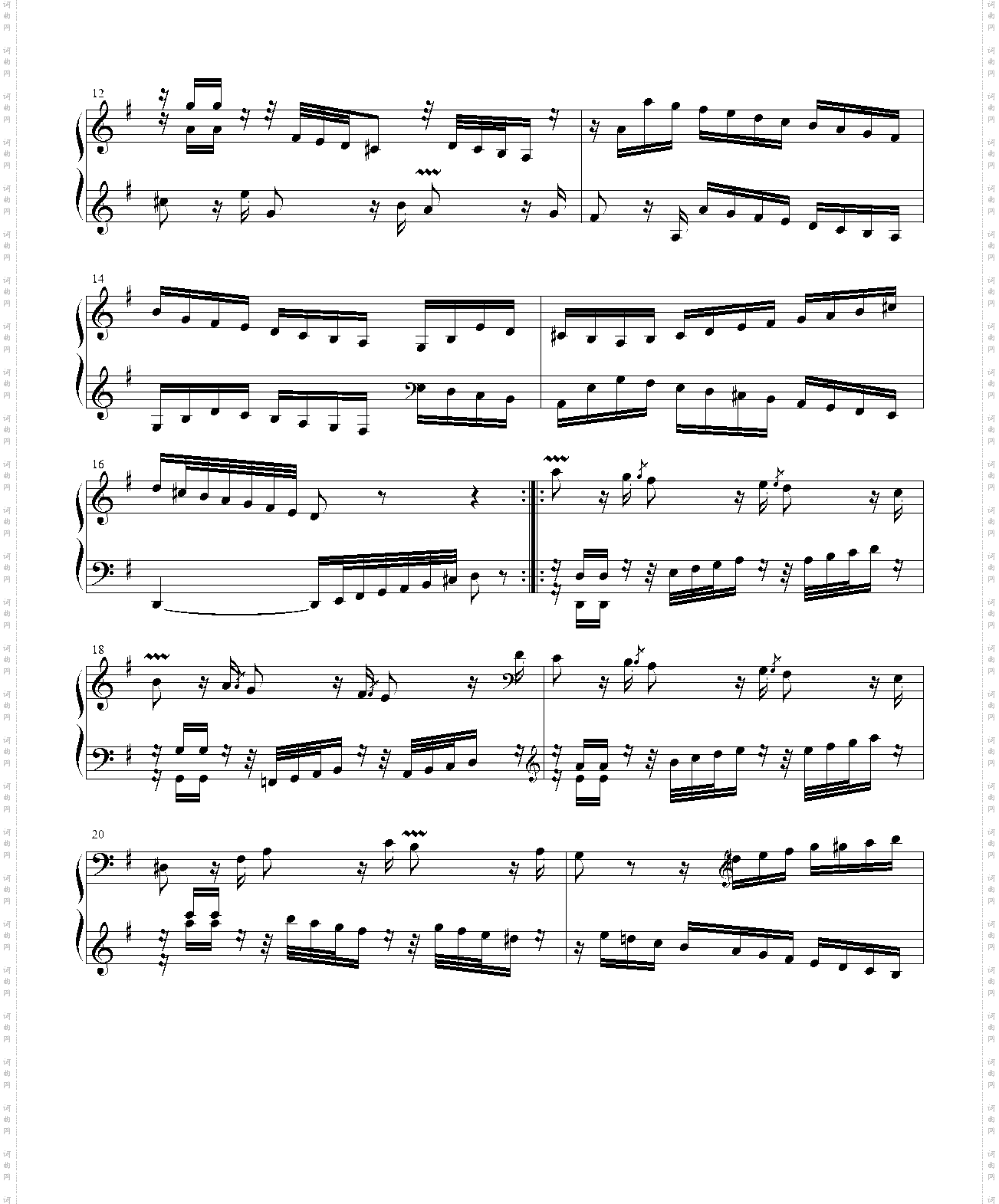 巴赫《哥德堡变奏曲》BMV988Var·23