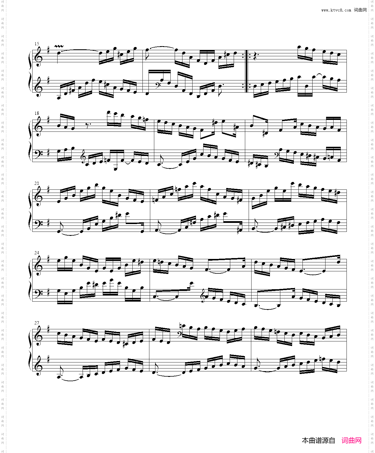巴赫《哥德堡变奏曲》BMV988Var·11
