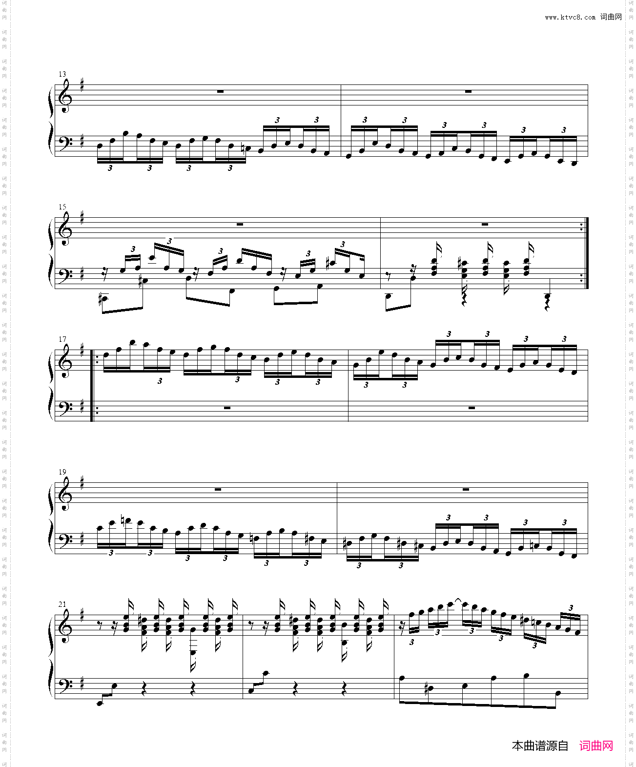 巴赫《哥德堡变奏曲》BMV988Var·29