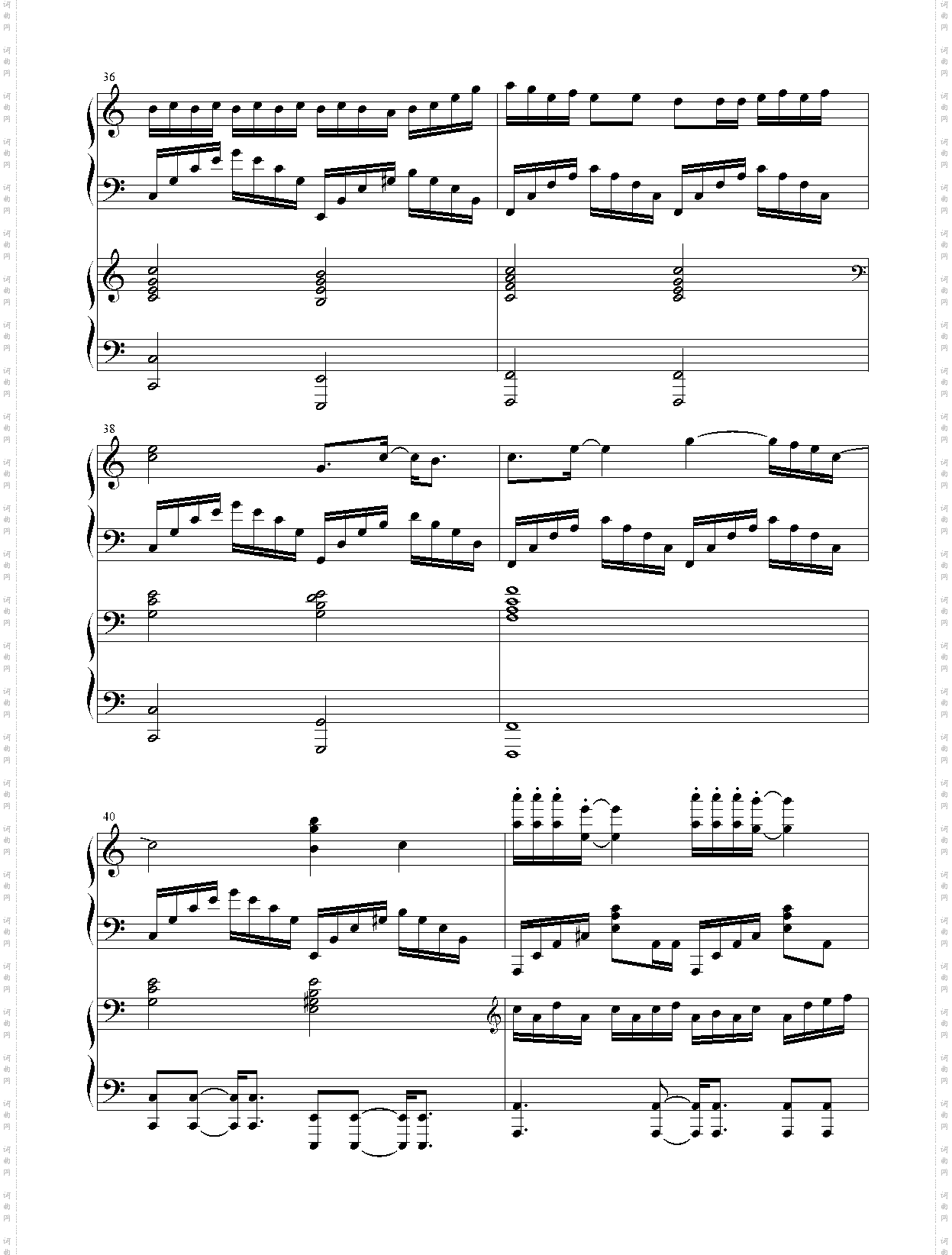 明日方舟大厅音乐《生命流》ARKNIGHTS OST 双钢琴