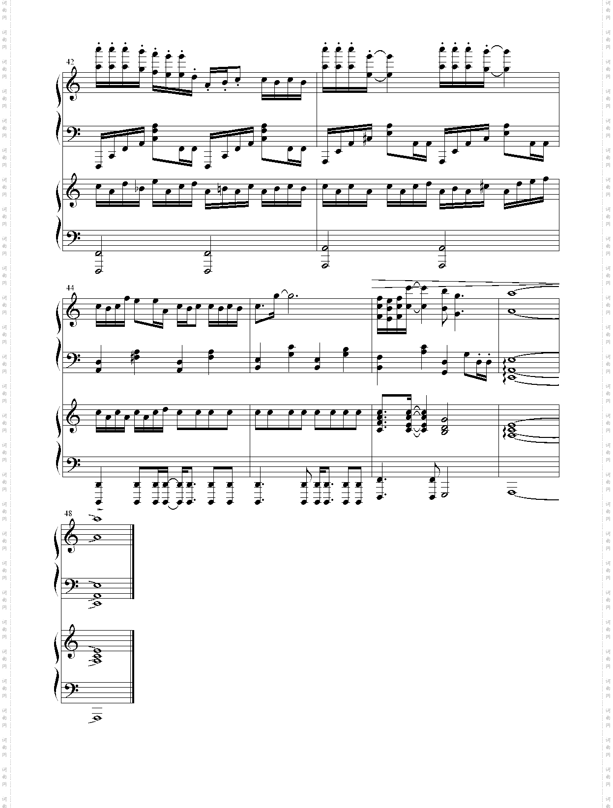 明日方舟大厅音乐《生命流》ARKNIGHTS OST 双钢琴