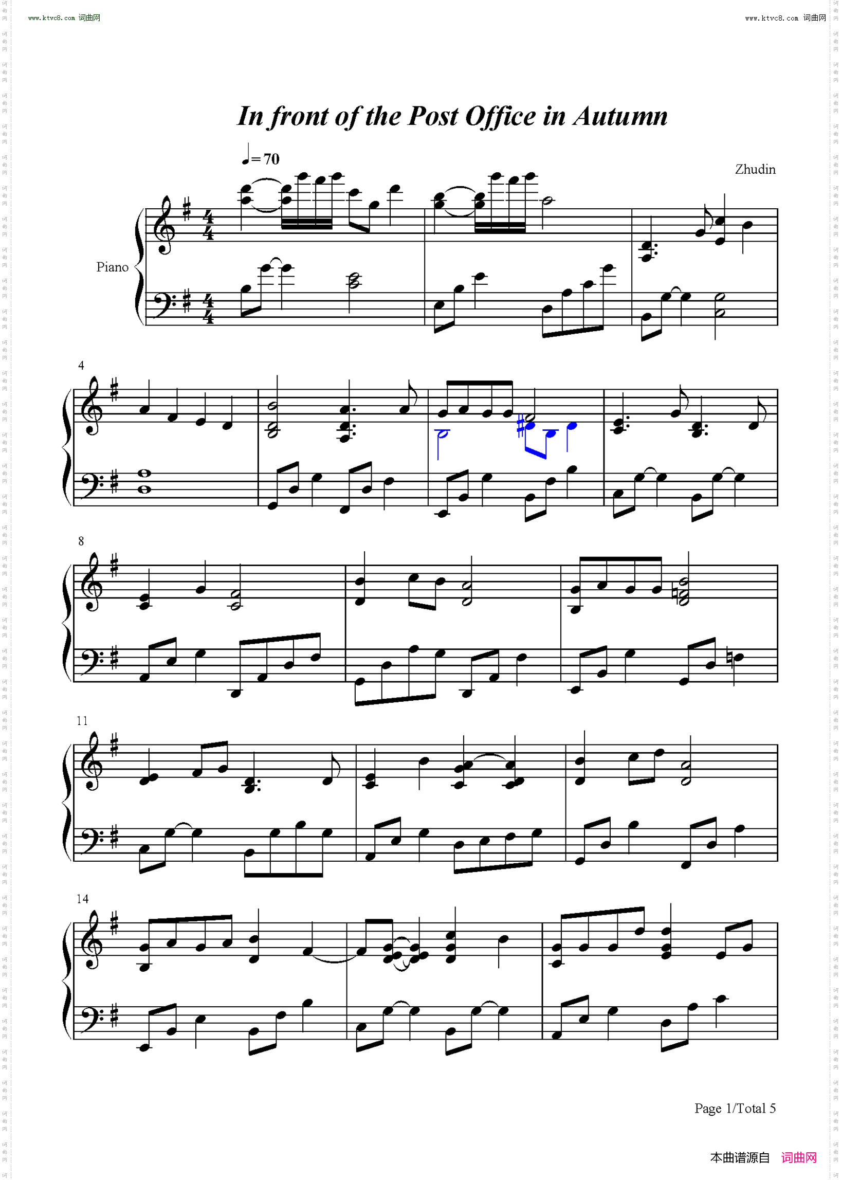 In Front of the Post Office in Autumn_机智的医生生活第二季插曲