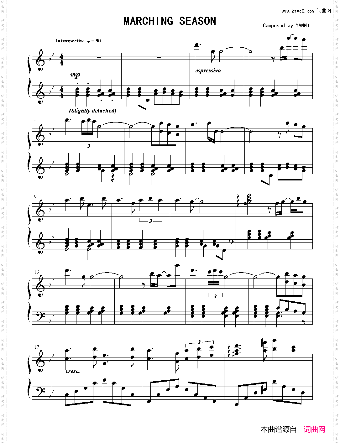 Marching Season_3· Yanni【THE BEST OF YANNI】 - 雅尼钢琴精选集