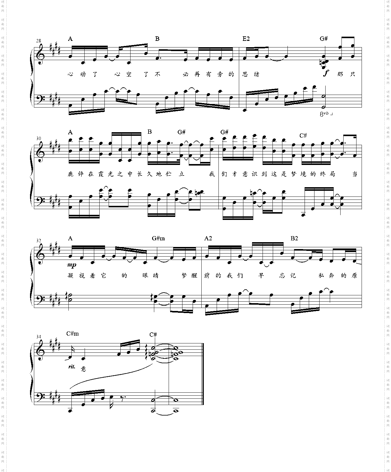 小时姑娘《去追一只鹿》