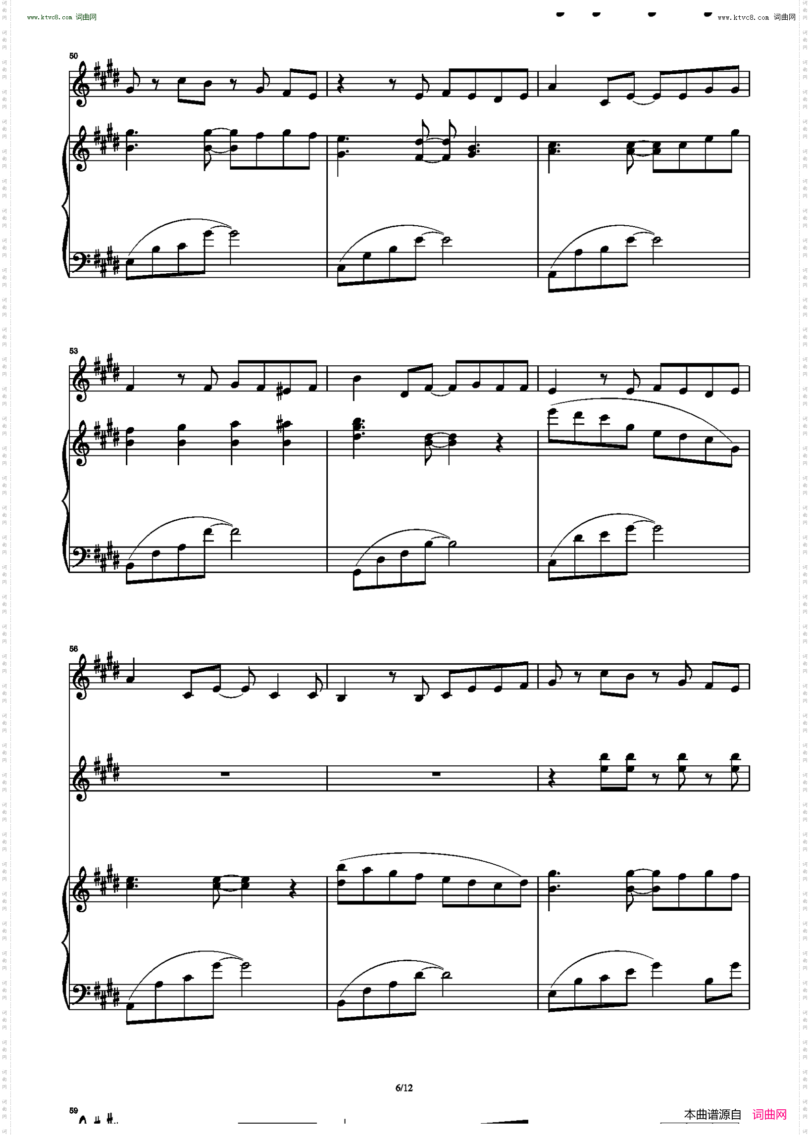 小手拉大手_合唱伴奏谱