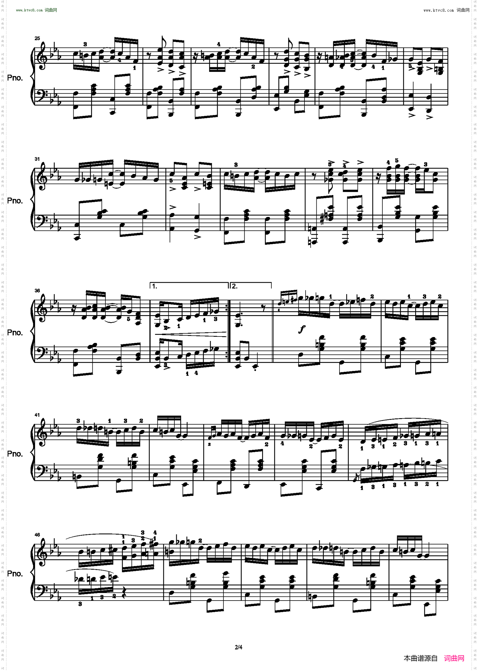 迷人的拉格temptation rag_带指法
