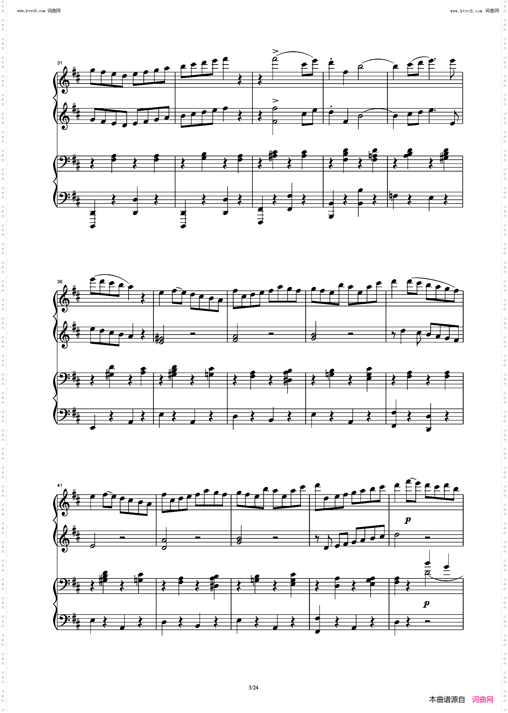 鲁斯兰与柳德米拉-序曲 Ruslan and Lyudmila Overture_四手联弹