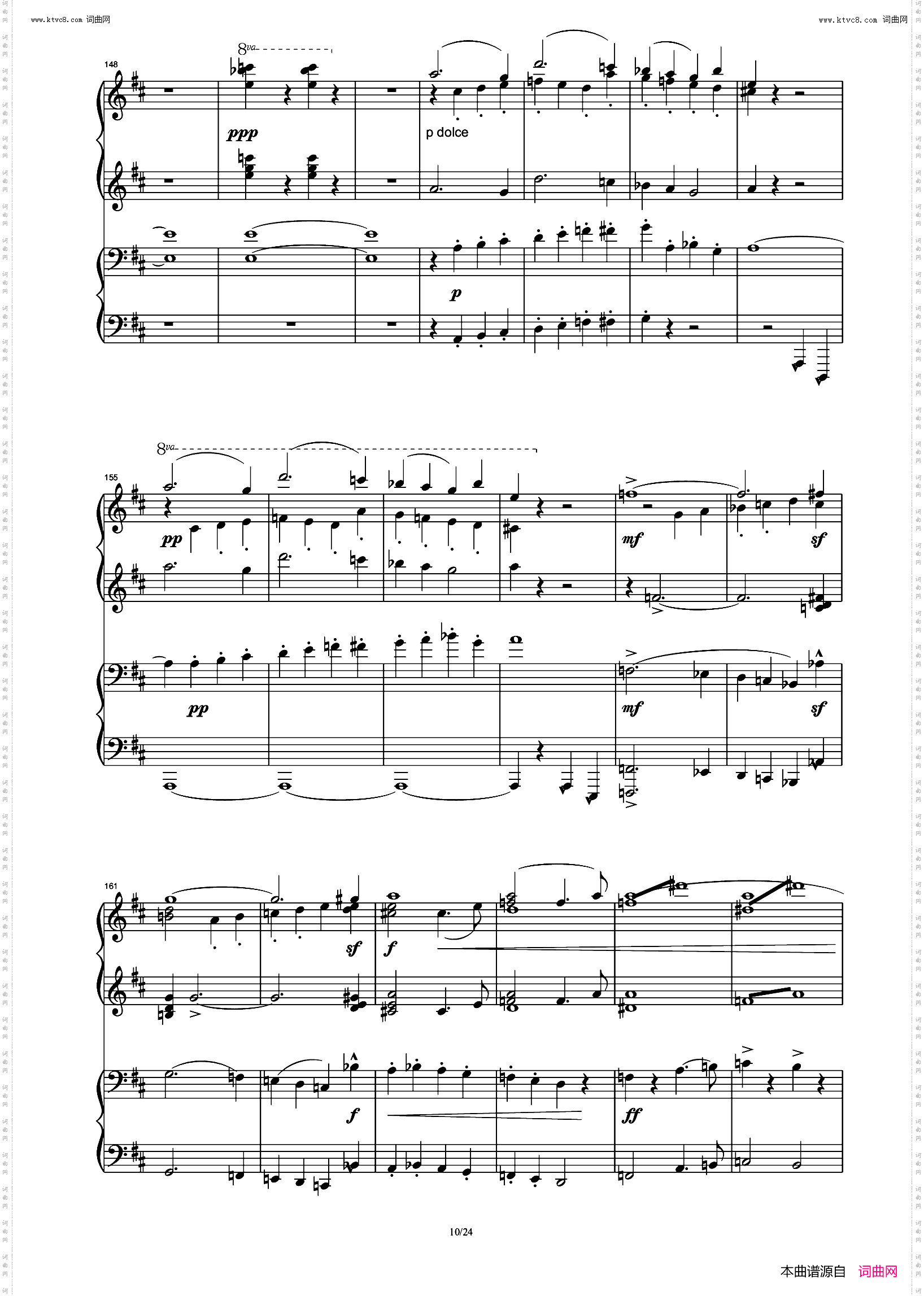 鲁斯兰与柳德米拉-序曲 Ruslan and Lyudmila Overture_四手联弹