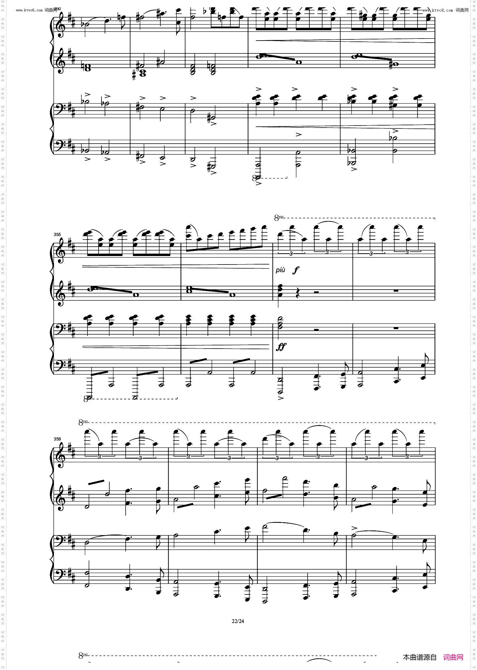 鲁斯兰与柳德米拉-序曲 Ruslan and Lyudmila Overture_四手联弹