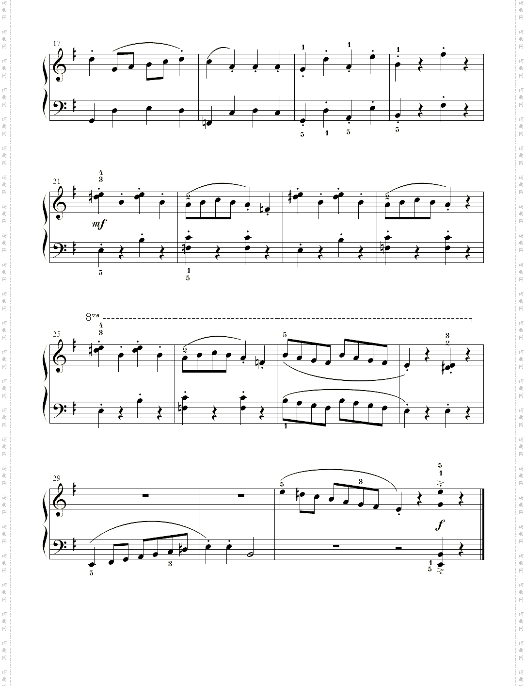 2、打雪仗Throwing Snowballs巴斯蒂安-演奏5