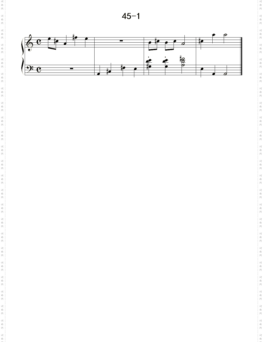 45-1天天找音符_巴斯蒂安-视奏4