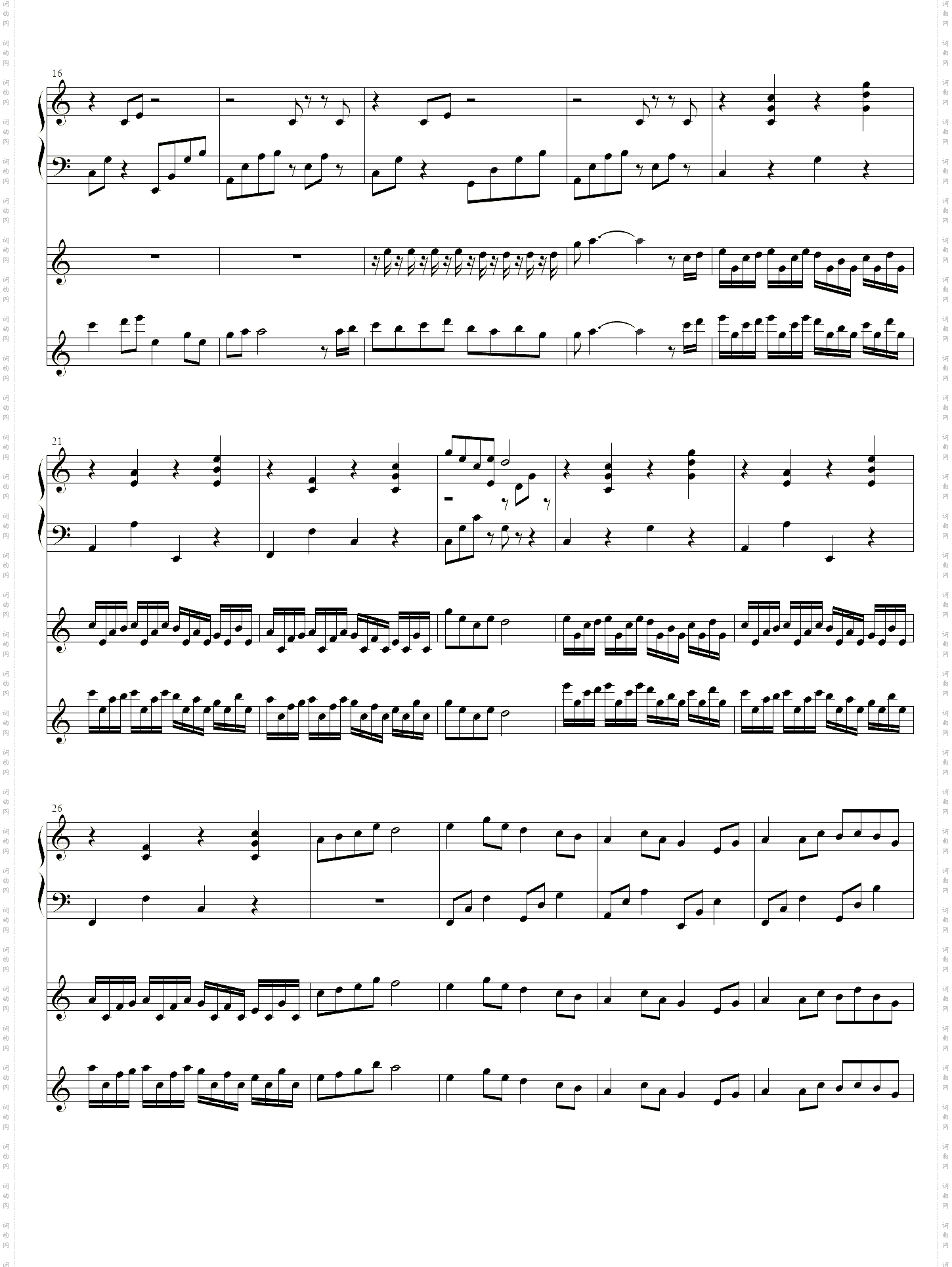 my first music三重奏_钢琴、小提琴、陶笛