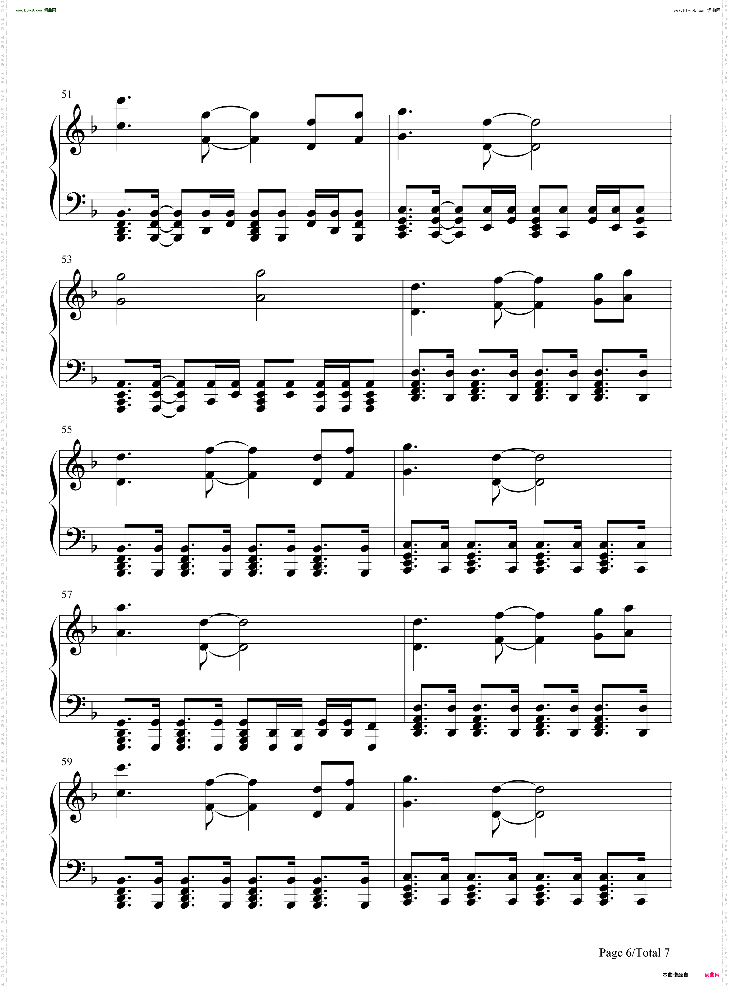 Stormbringer_心灵终结焚风侧翼主题曲原版谱