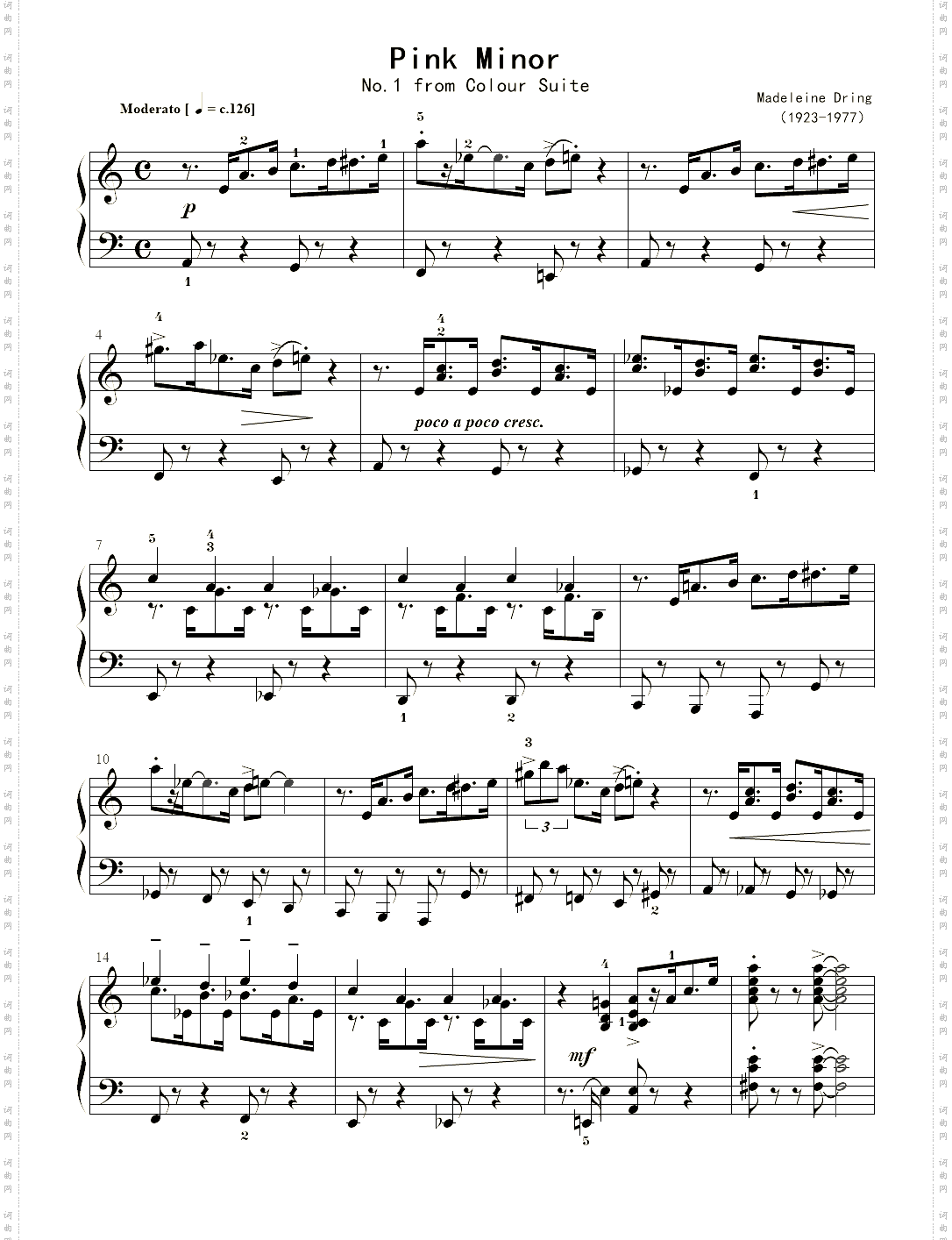 Pink MinorNo·1 from Colour Suite【Madeleine Dring】-Z1066