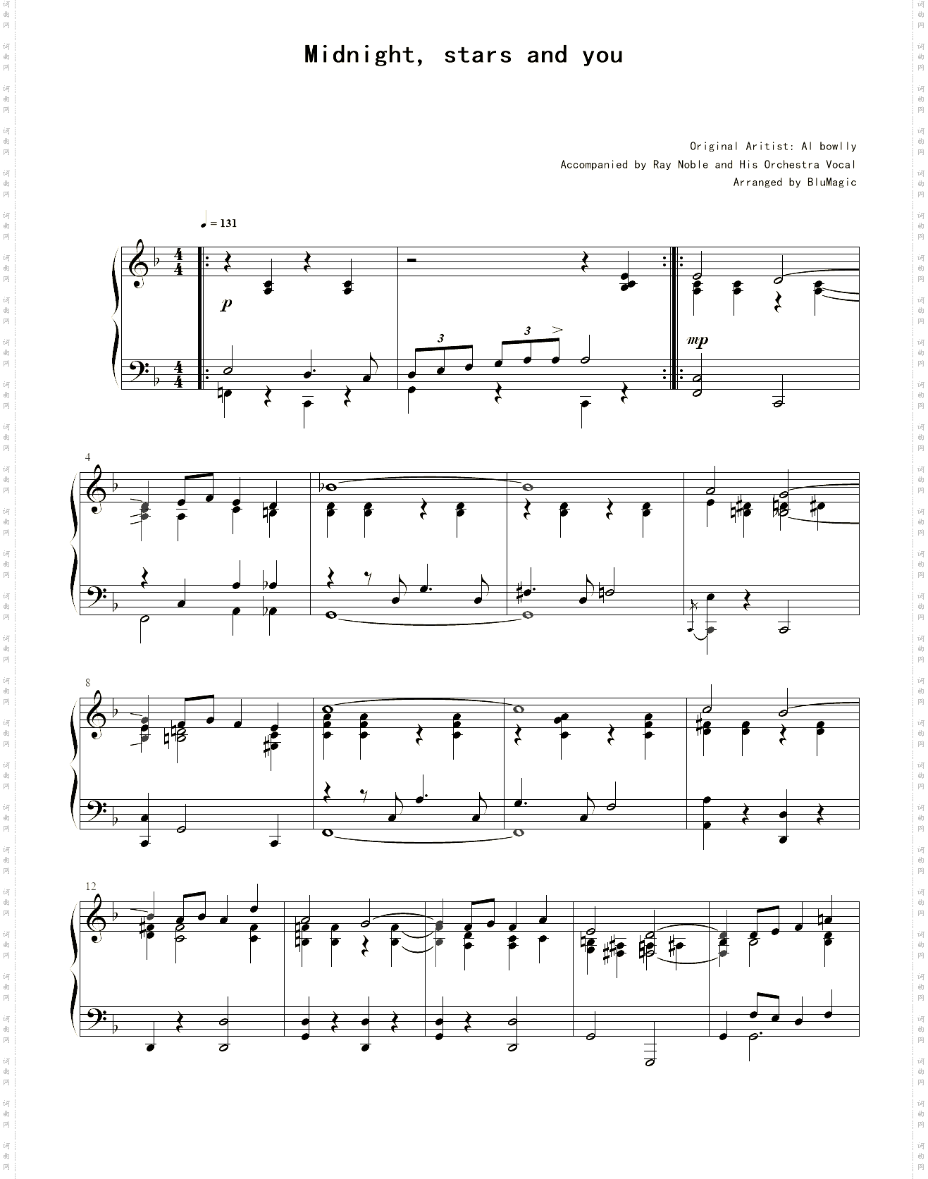 Midnight, The stars, and You-《闪灵》插曲