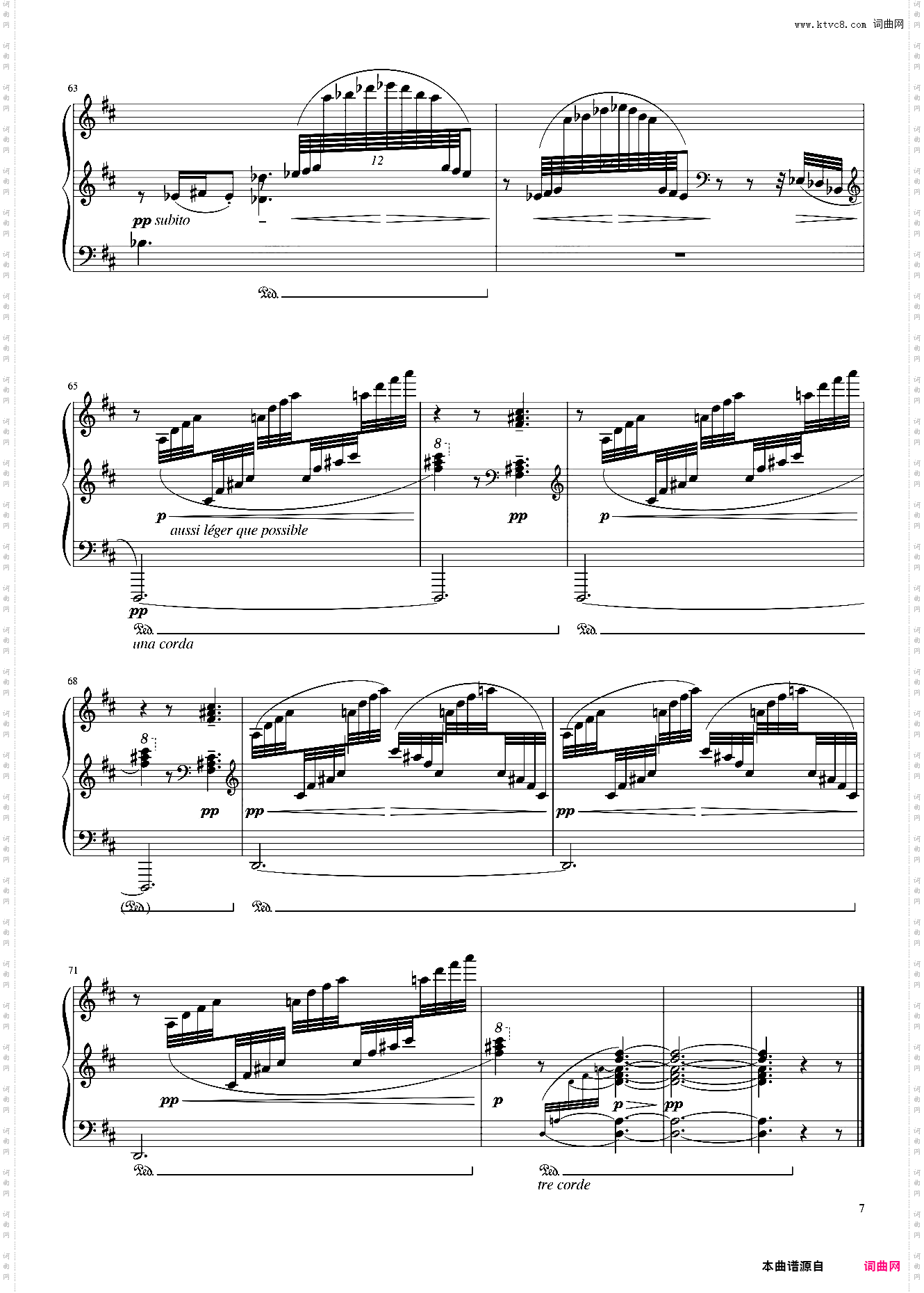 Debussy Prelude Book 2 No 8 Ondine
