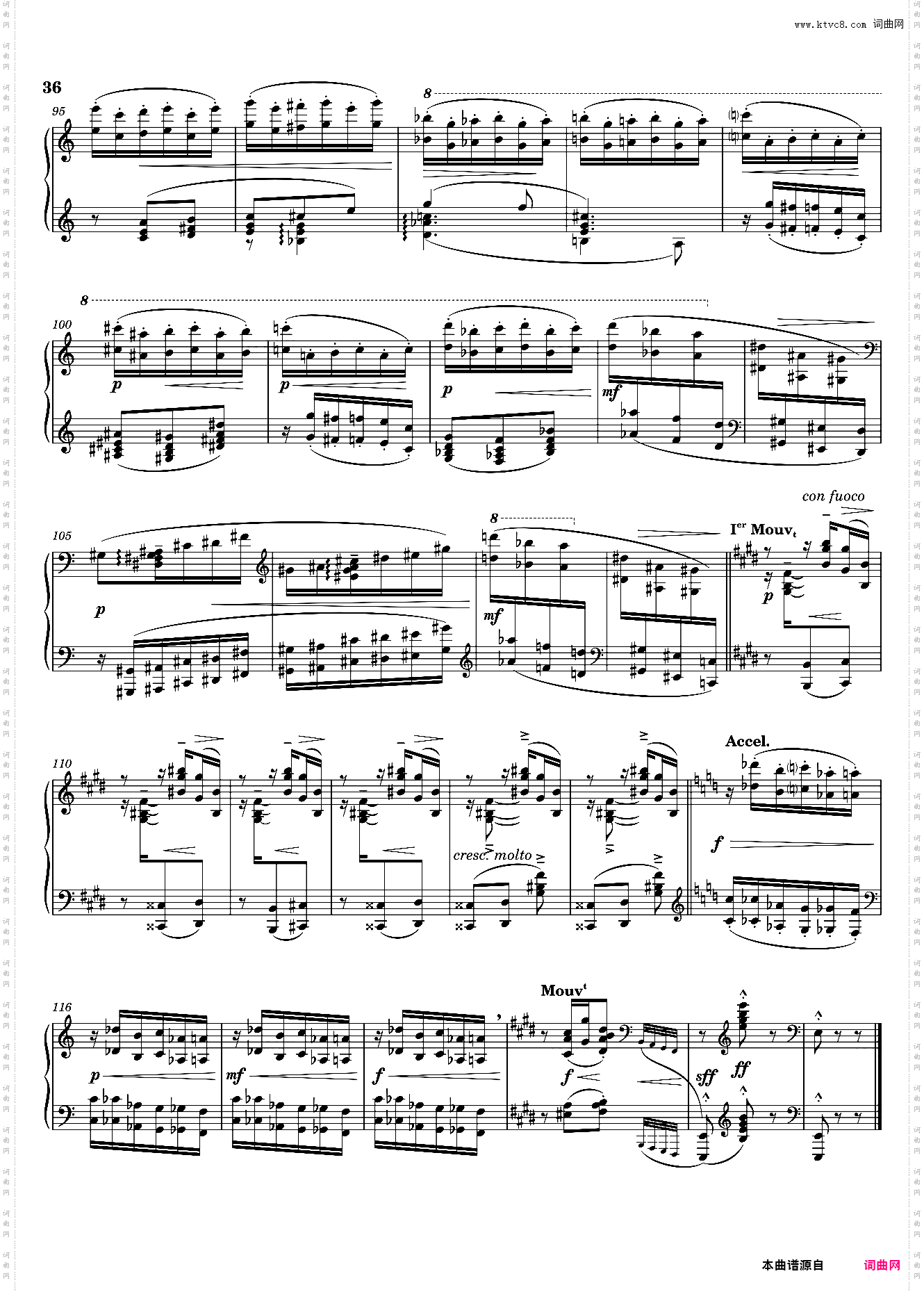 étude 5 - Pour les Octaves