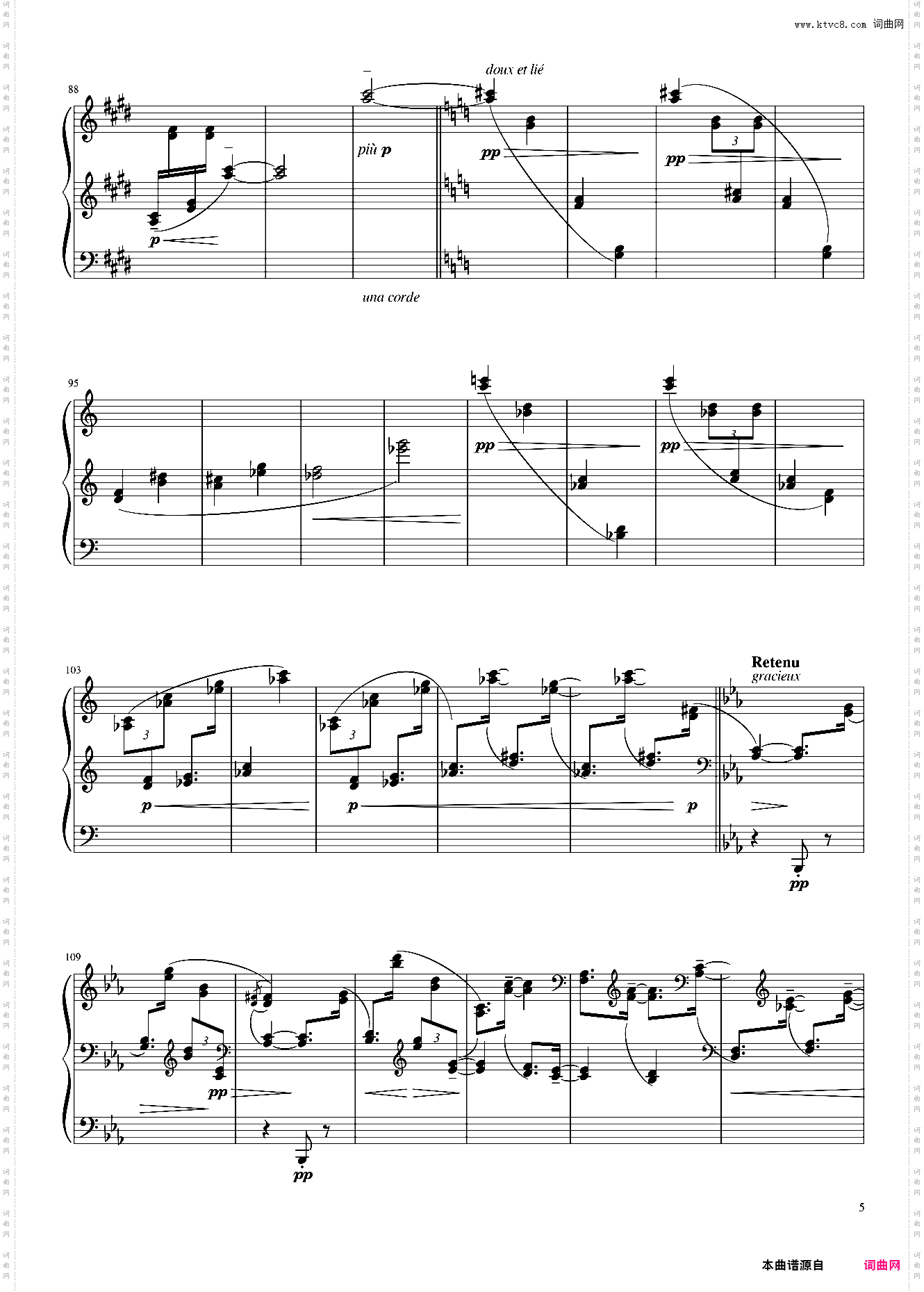 Les tierces alterneés_Debussy Prelude Book 2 No 11