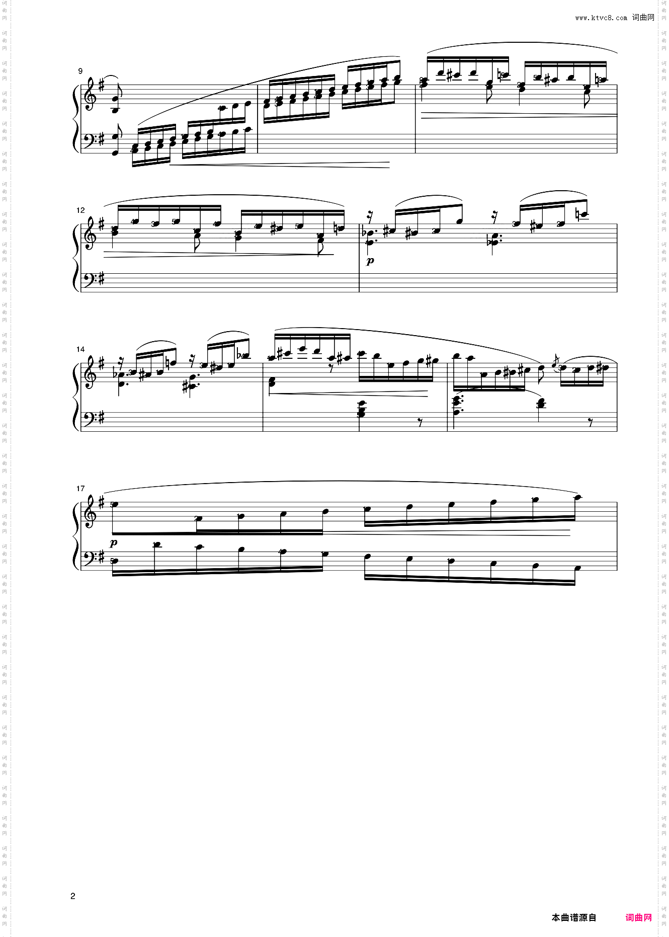 练习曲二_26第八级