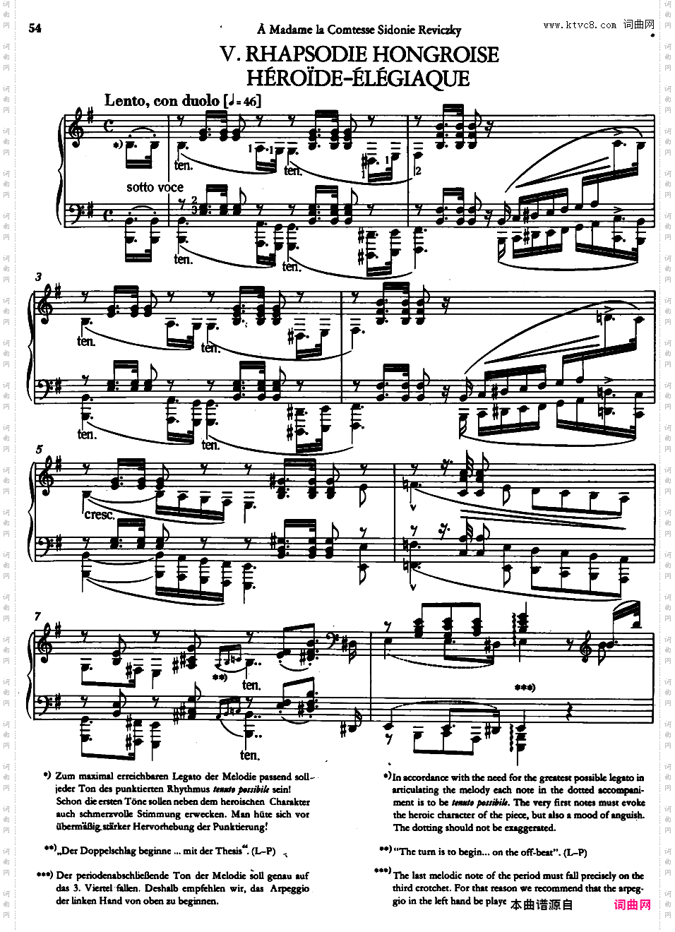 19首匈牙利狂想曲 19 Rhapsodies Hongroises S·244匈牙利狂想曲5