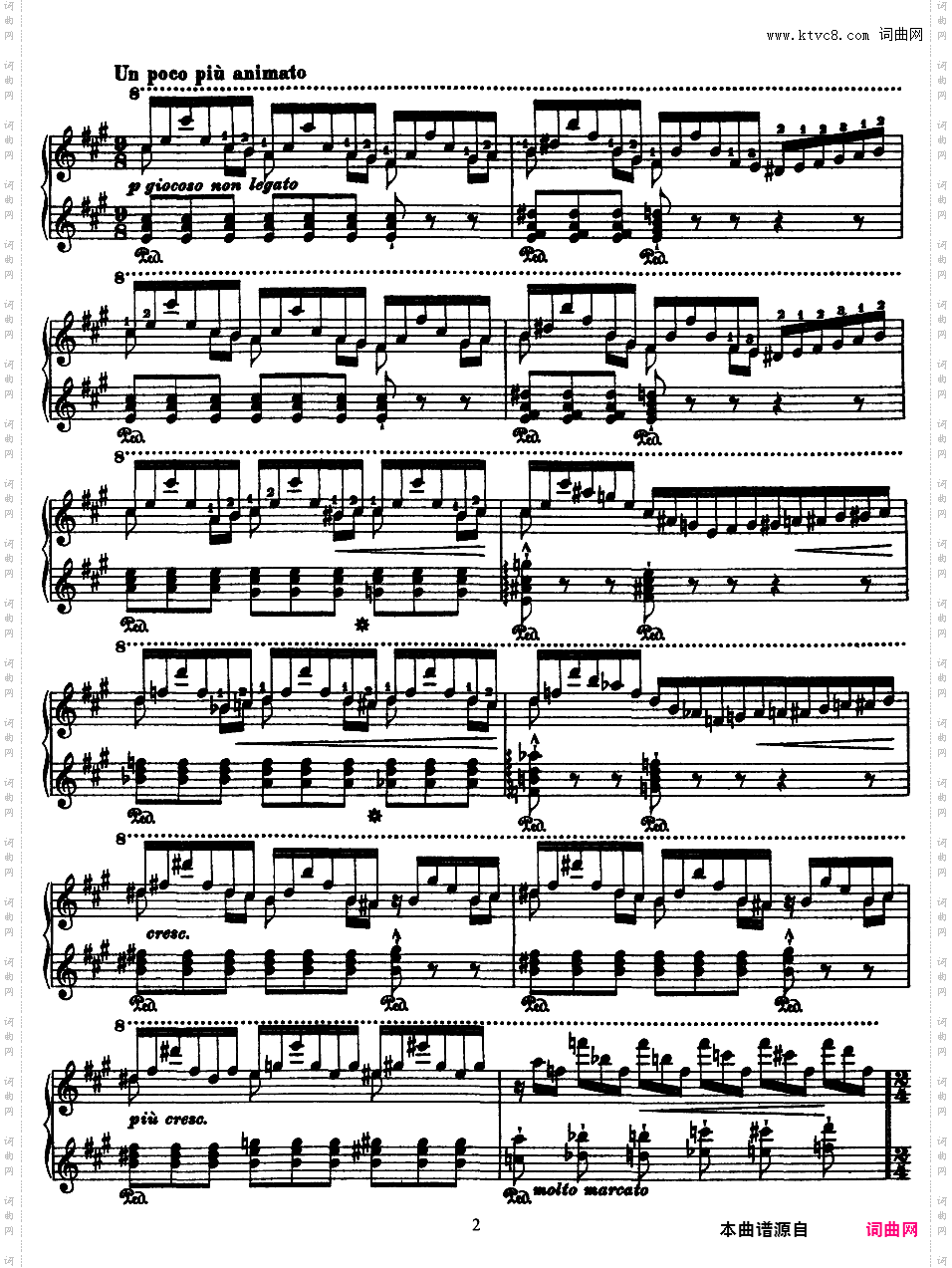 2首音乐会练习曲 2 Concert Etudes S·145