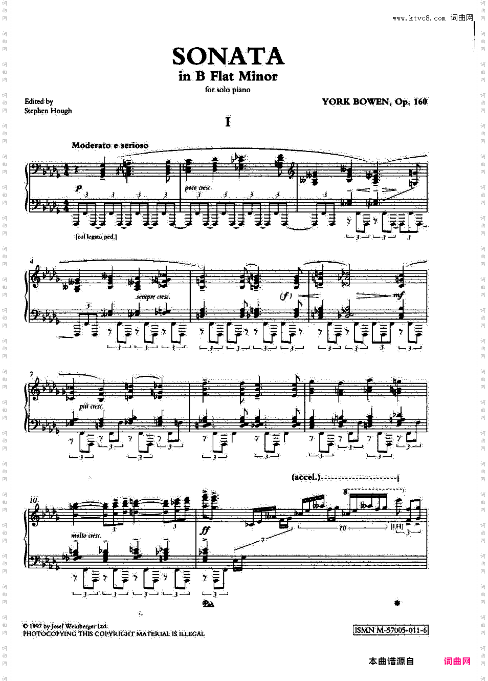 奏鸣曲Piano Sonata in bb op160