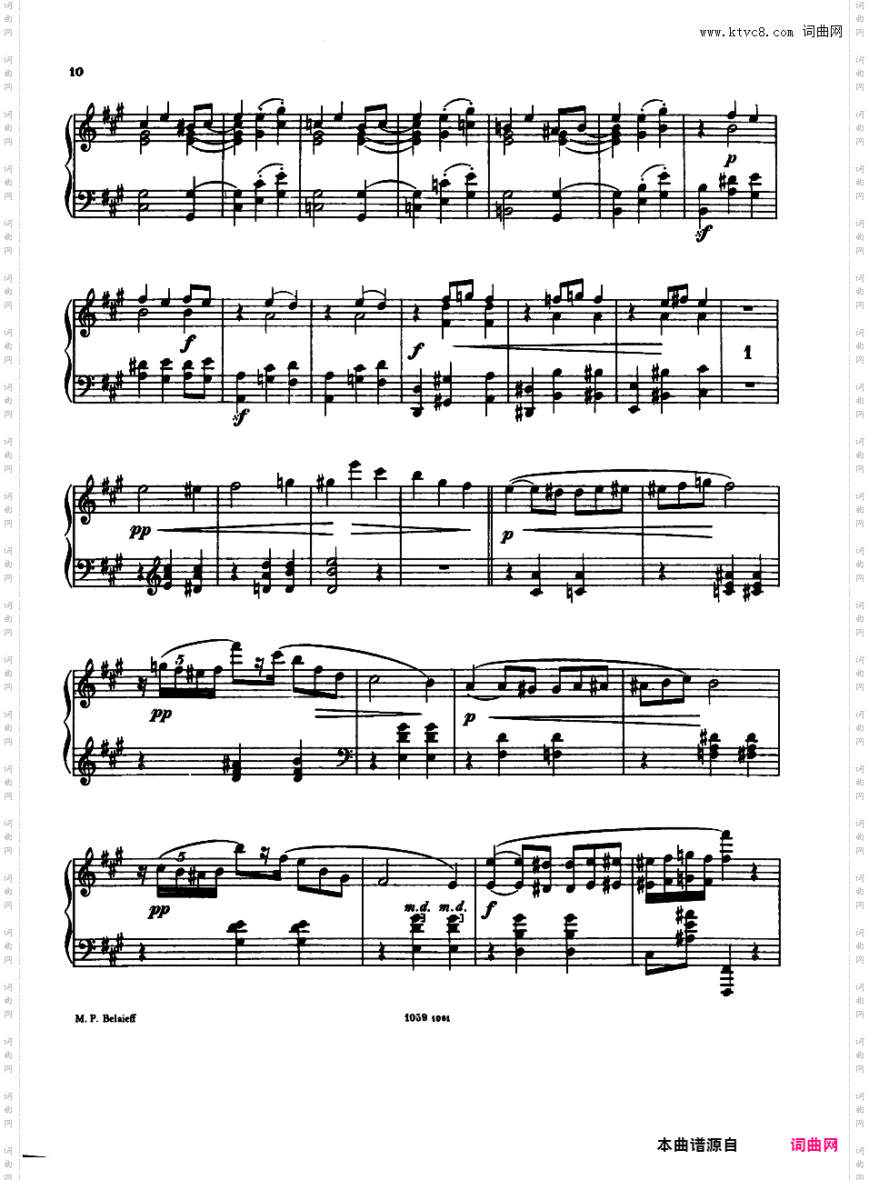 2首即兴曲 Two Impromptus Op·10