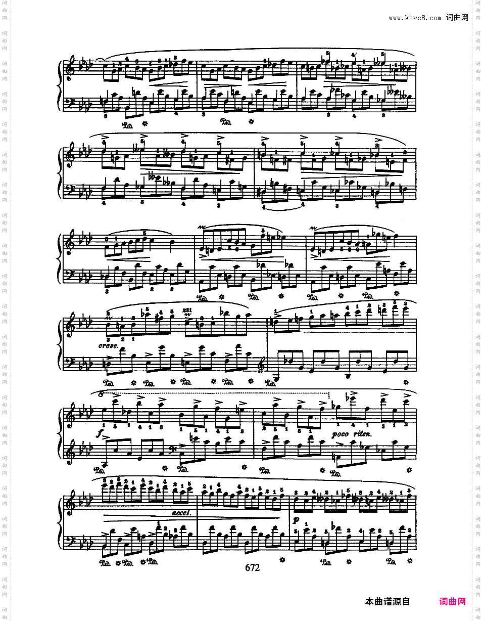 降A大调第一即兴曲 Op·29Chopin op29 Impromptu #1 in Ab_版本一
