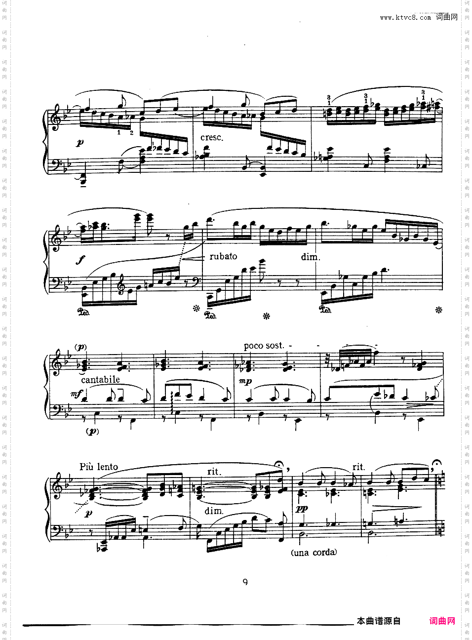 a小调第二叙事曲 Ballade No·2 in a Minor Op·87