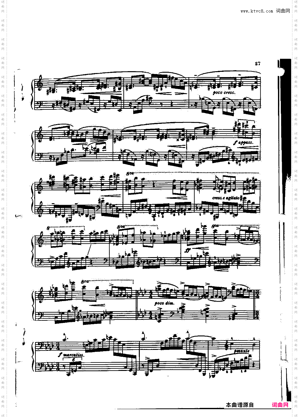f小调第五钢琴奏鸣曲 Piano Sonata No·5 in f Minor Op·72