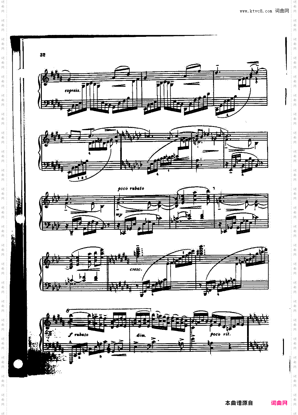 f小调第五钢琴奏鸣曲 Piano Sonata No·5 in f Minor Op·72