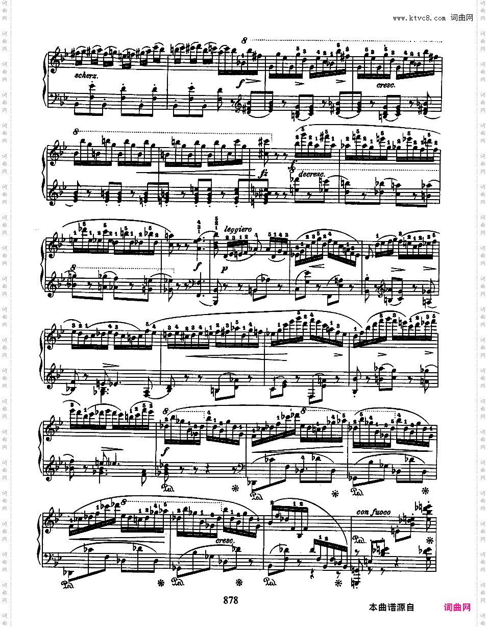 降B大调华丽变奏曲 Op·12Chopin op12 Variations Brilliantes alt 2_版本三