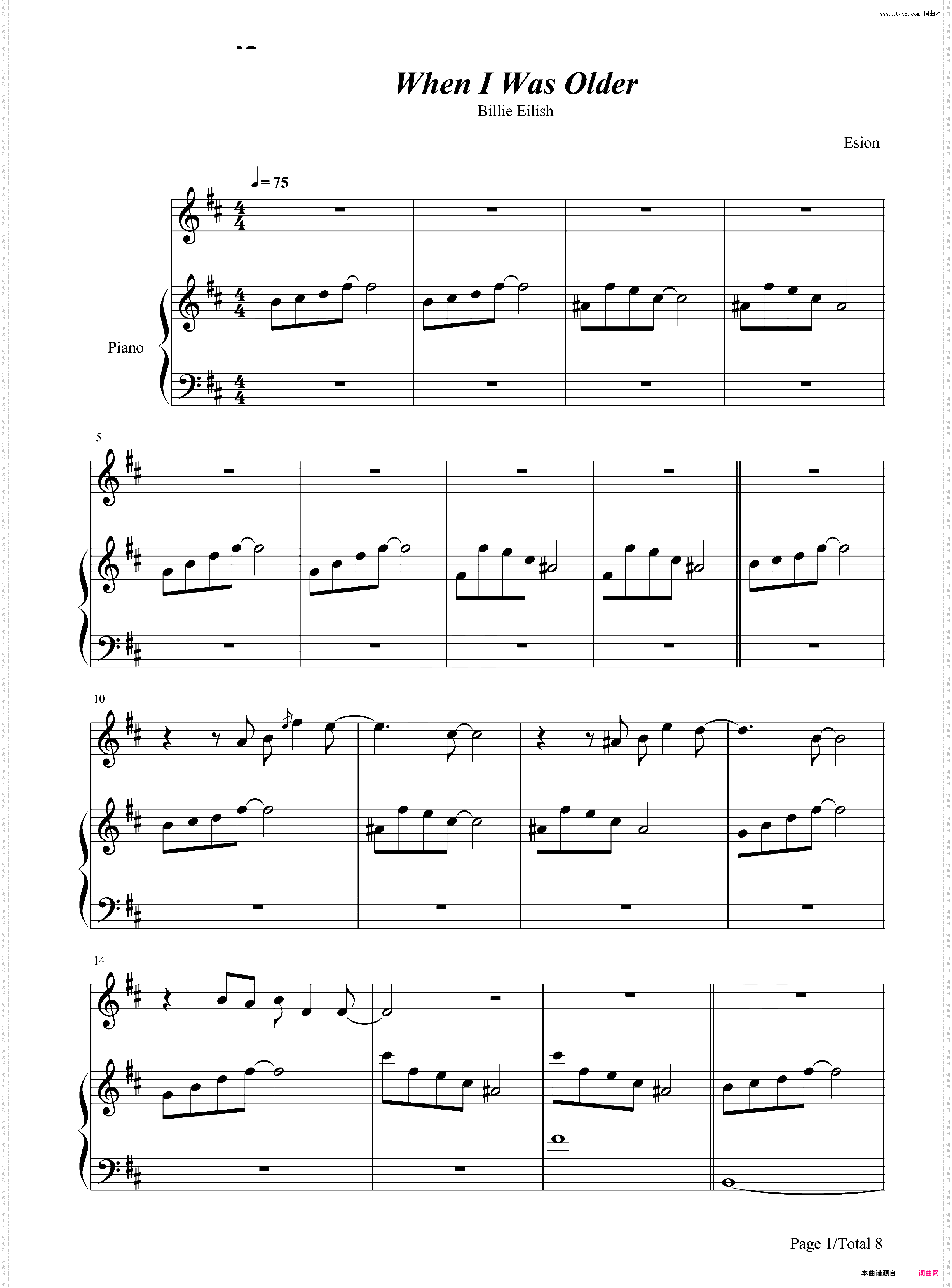 When I Was Older-罗马OST