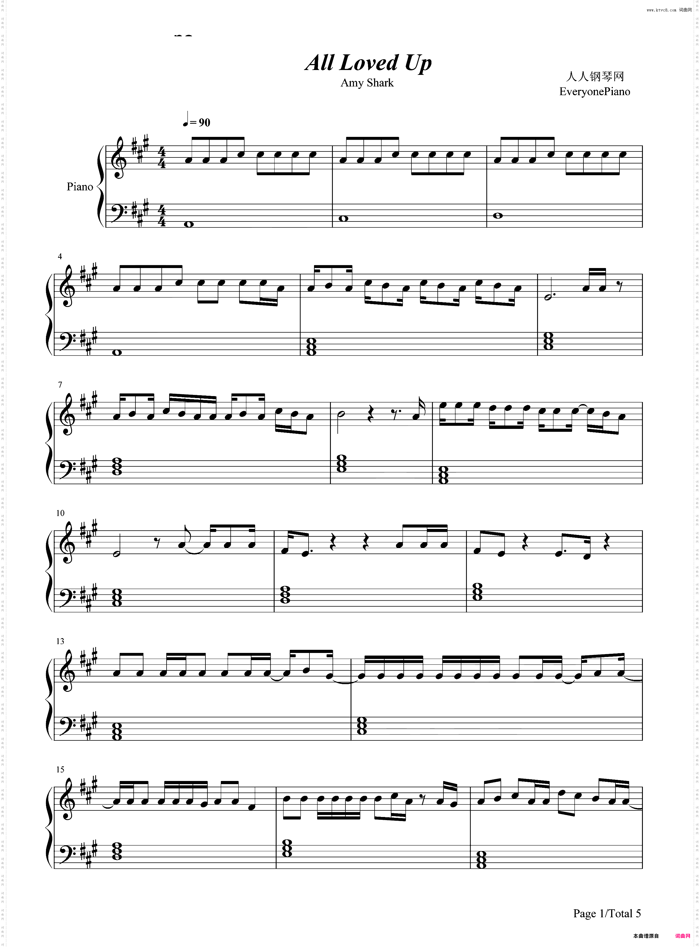 All Loved Up-Amy Shark